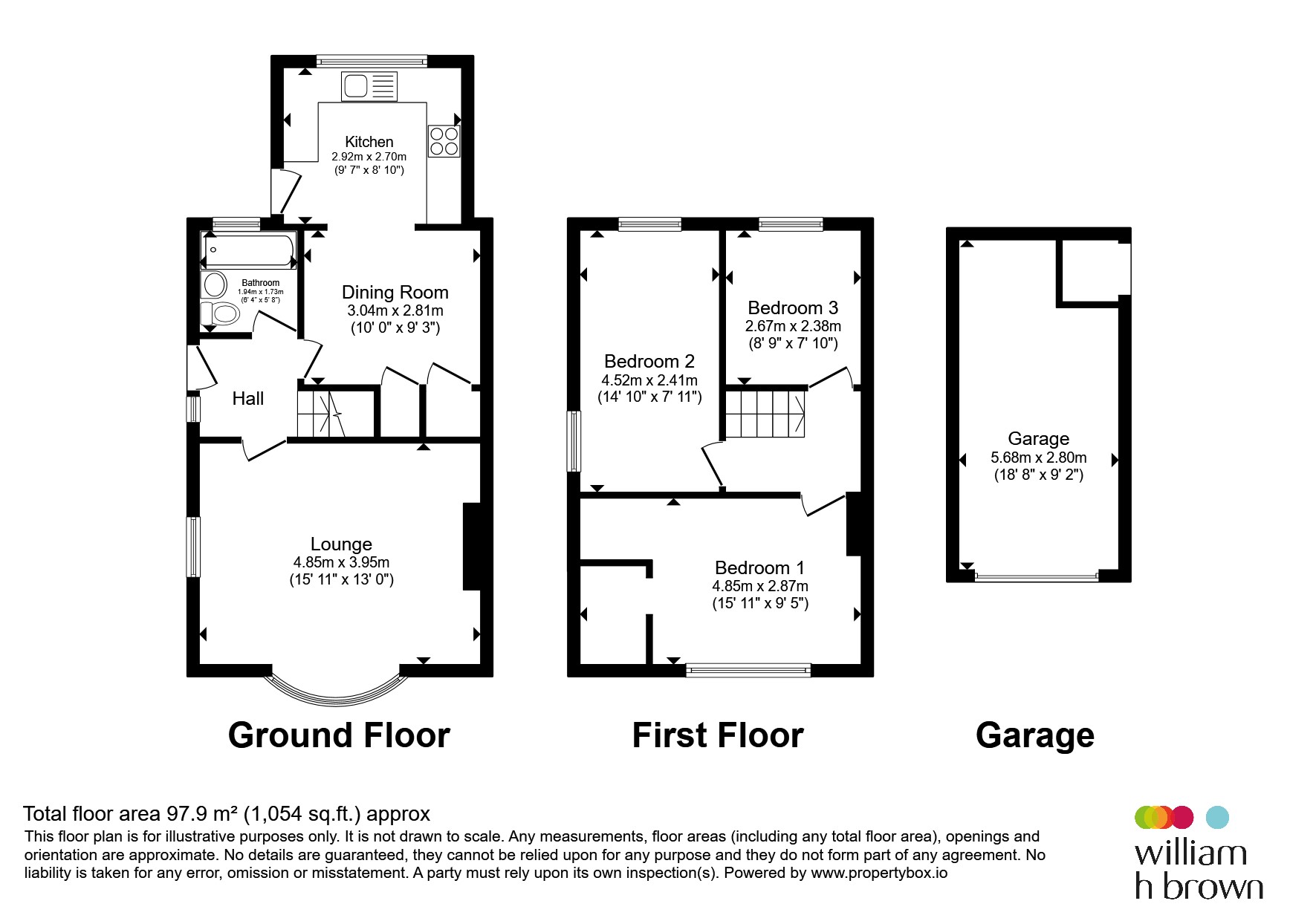 106, Dewsbury Avenue, Scunthorpe floorplan