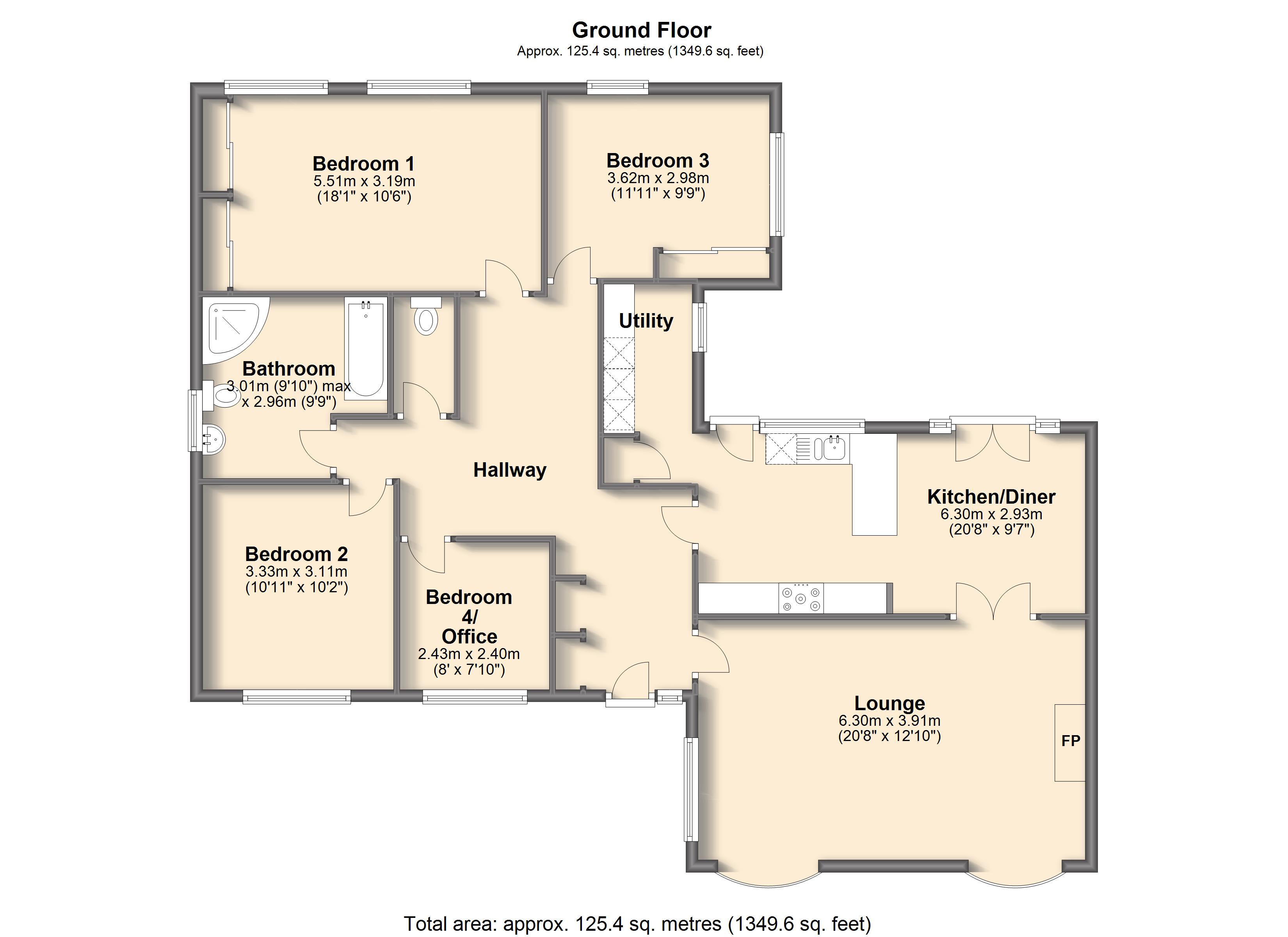 4 Bedrooms Detached bungalow for sale in Chesterfield Road, Swallownest, Sheffield S26