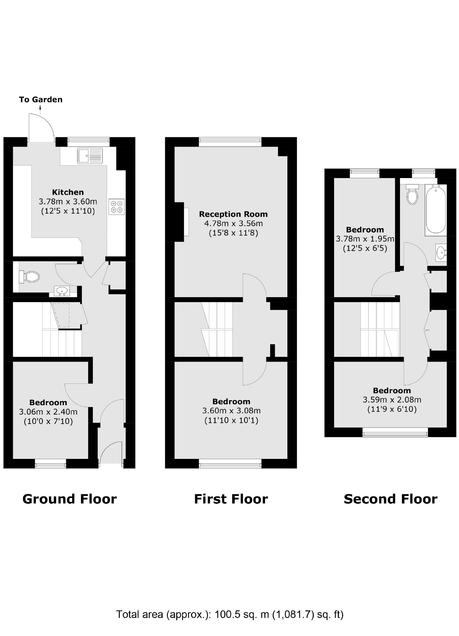 2, Clifton Way, London floorplan