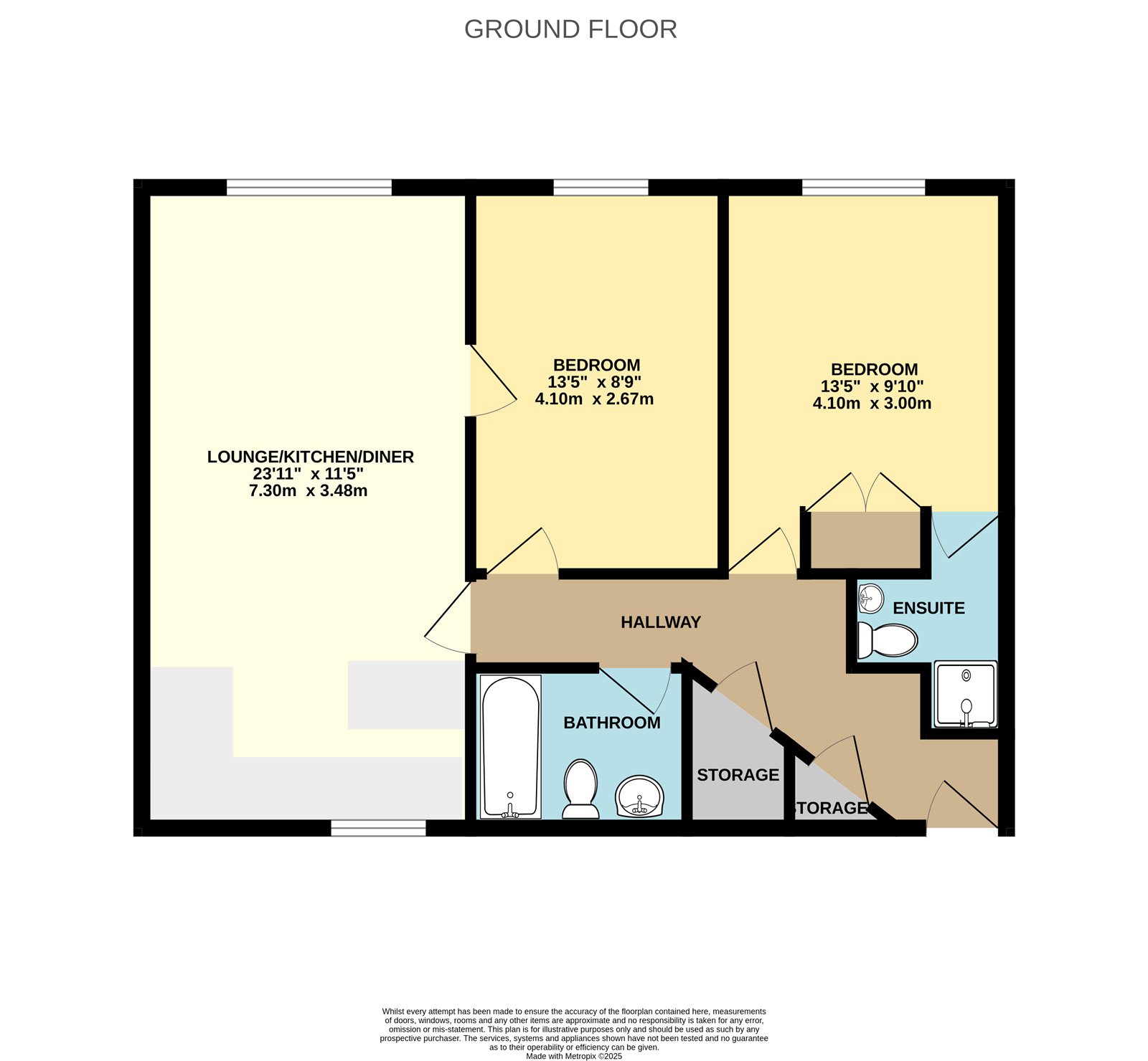 Flat 6, 45, Leader Street, Bristol floorplan