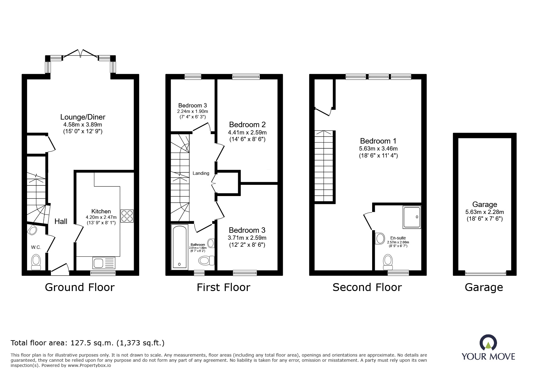 Spinning Wheel Drive, Warwickshire floorplan