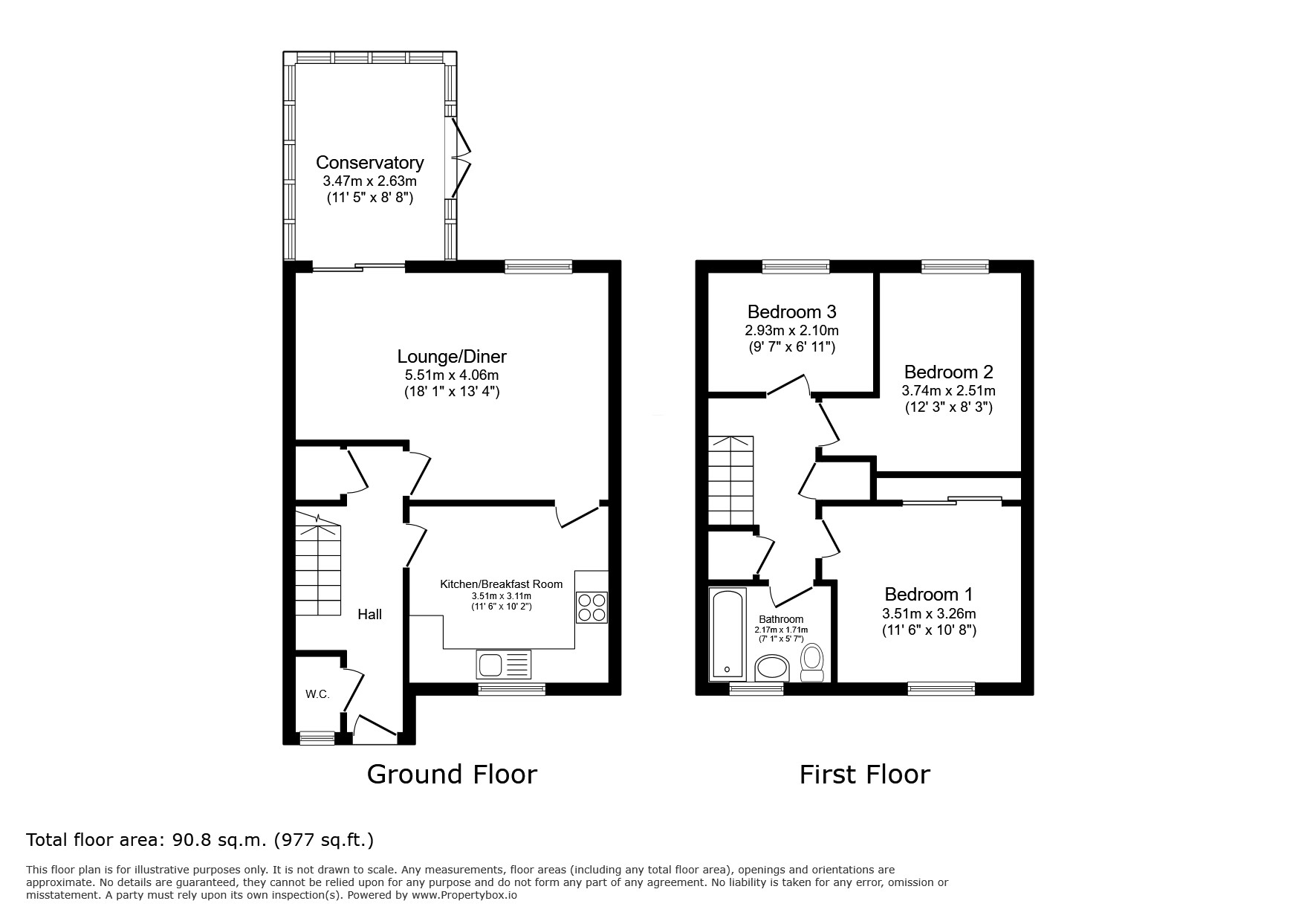 14, Lon Dderwen, Deeside floorplan