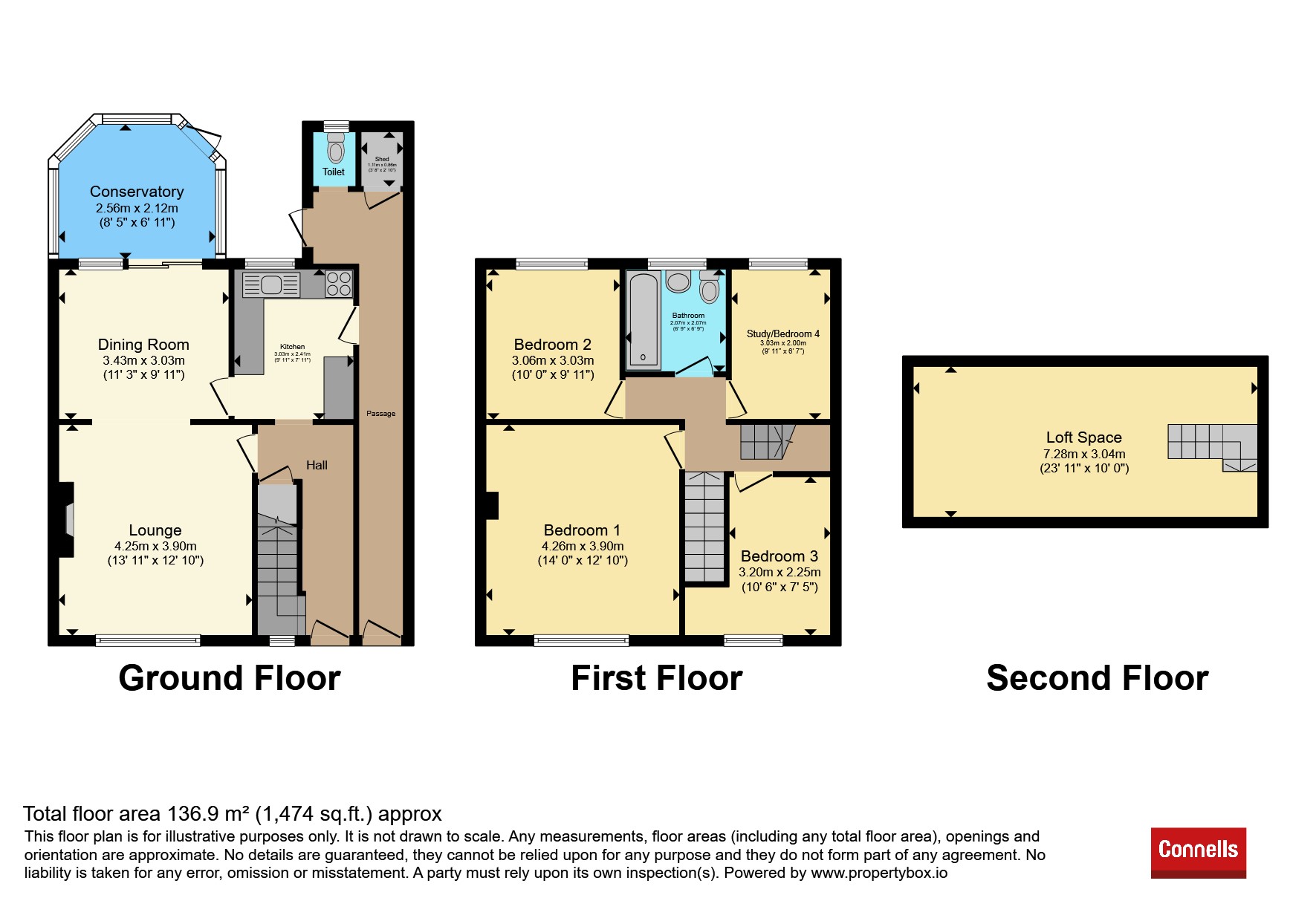 16, Oakley Wood Road, Leamington Spa floorplan