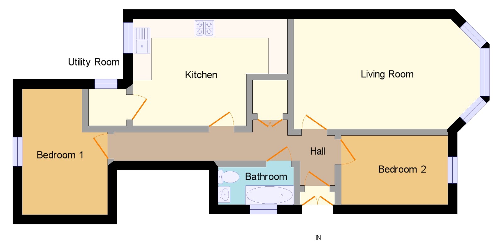 2 Bedrooms Flat for sale in Finnart Street, Greenock, Inverclyde, . PA16