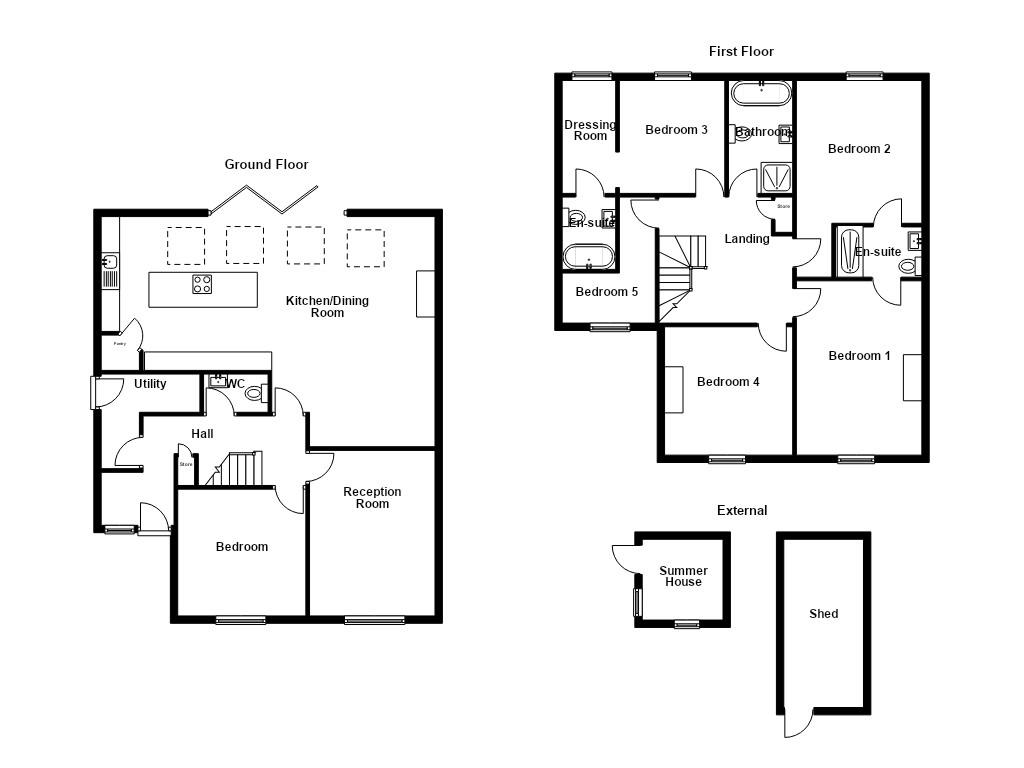 36, East drive, Swinton floorplan