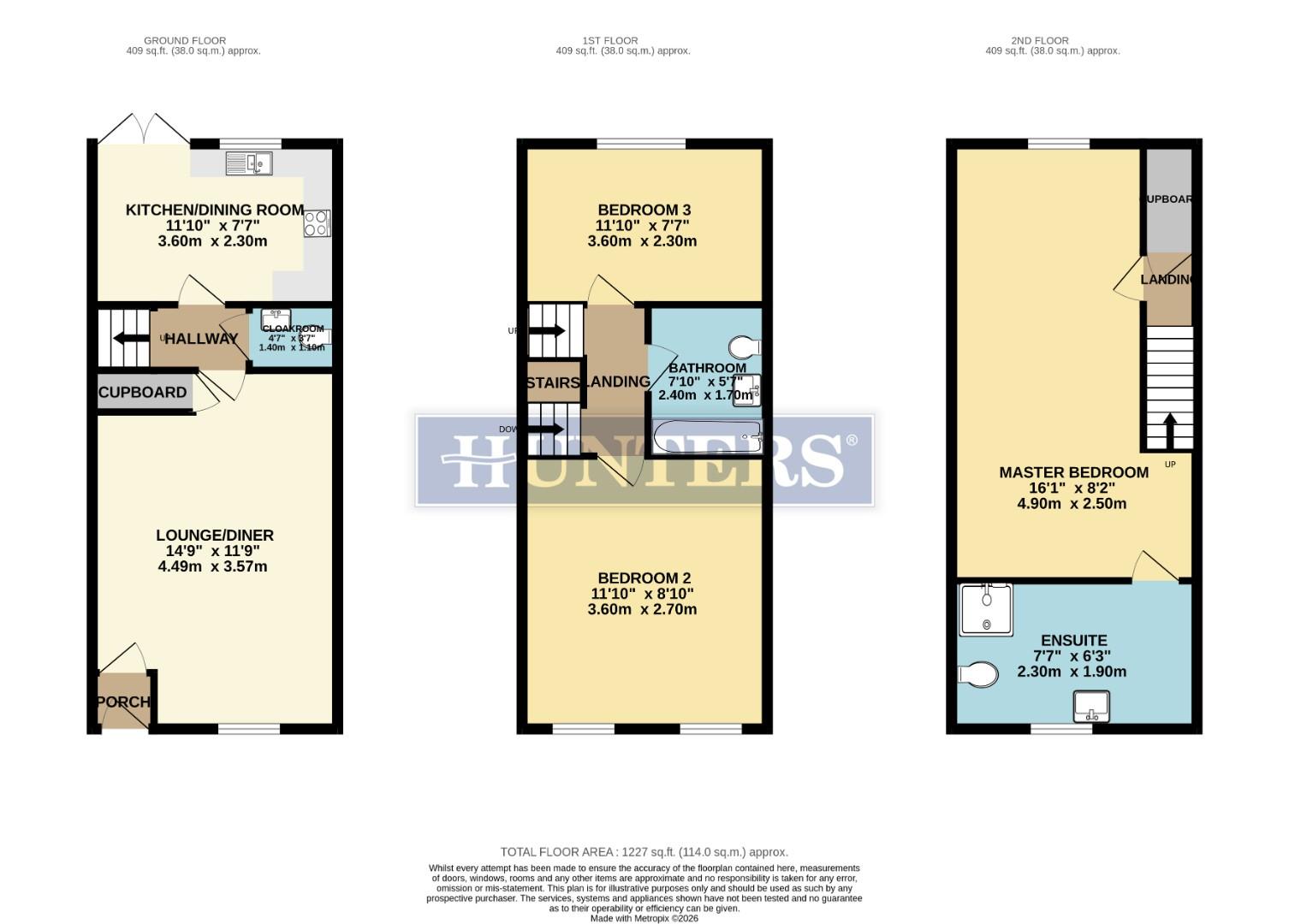 4, Pear Close, Cranbrook floorplan