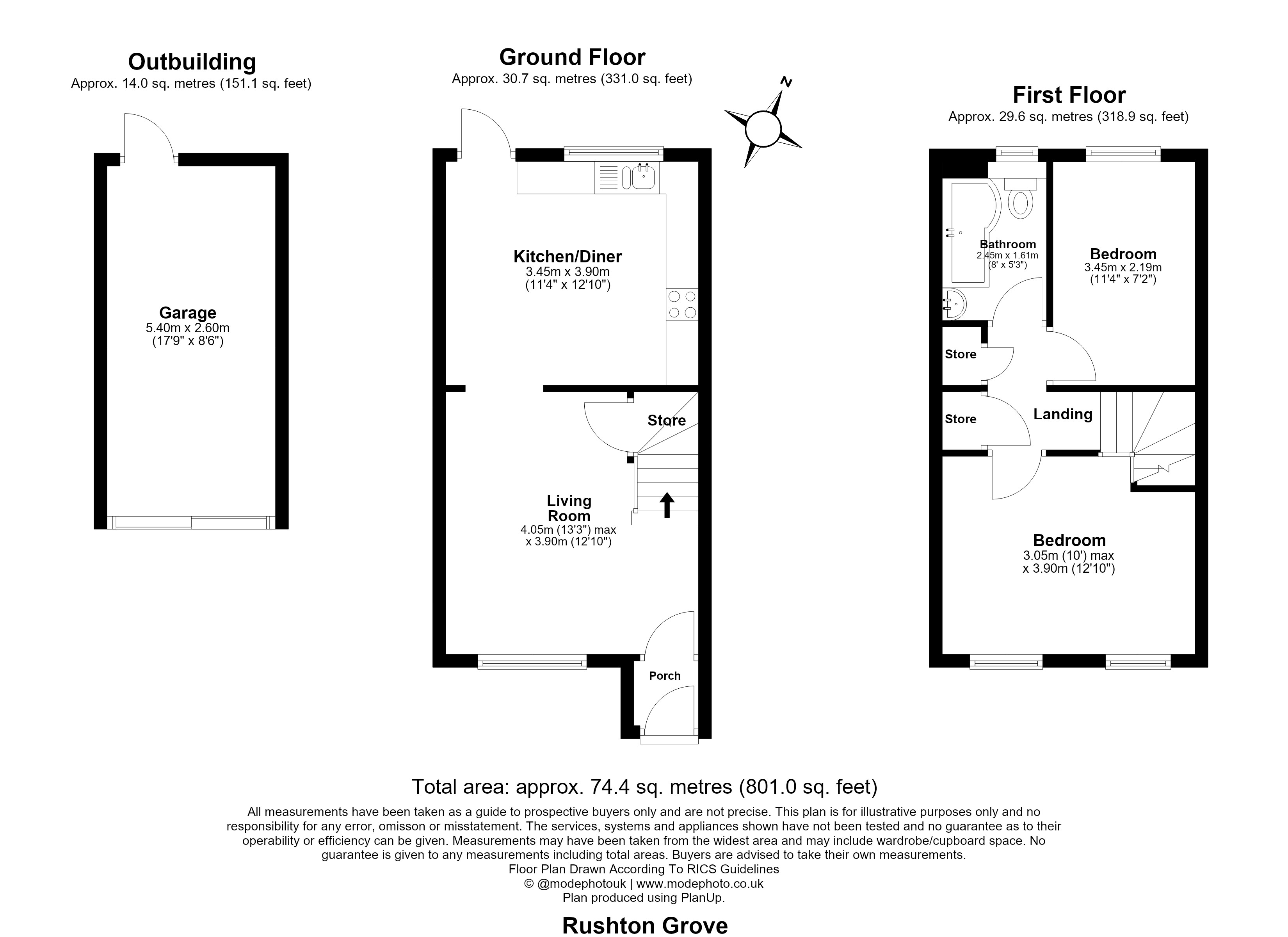 28, Rushton Grove, Harlow floorplan