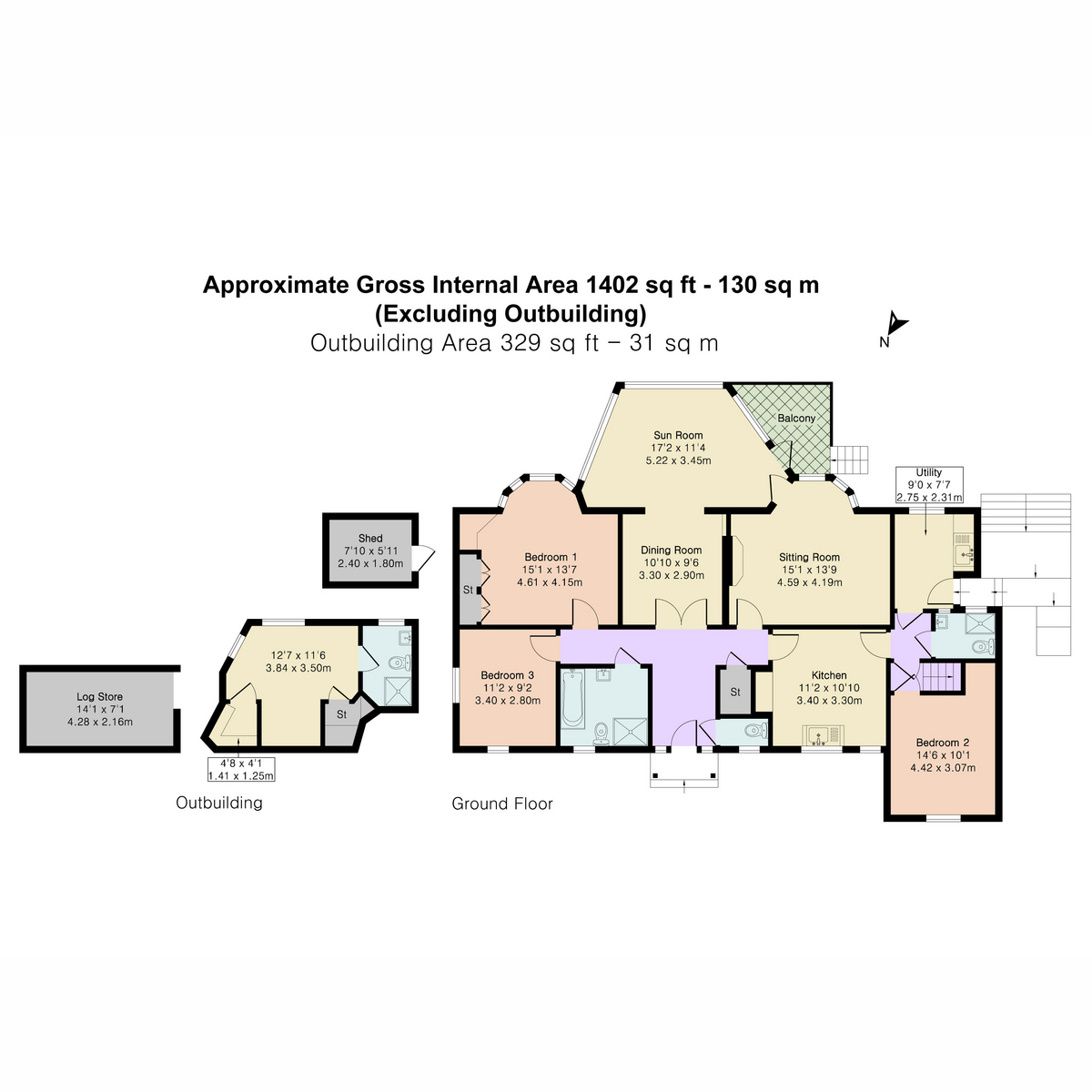 Foreshore, Port Navas, Falmouth floorplan