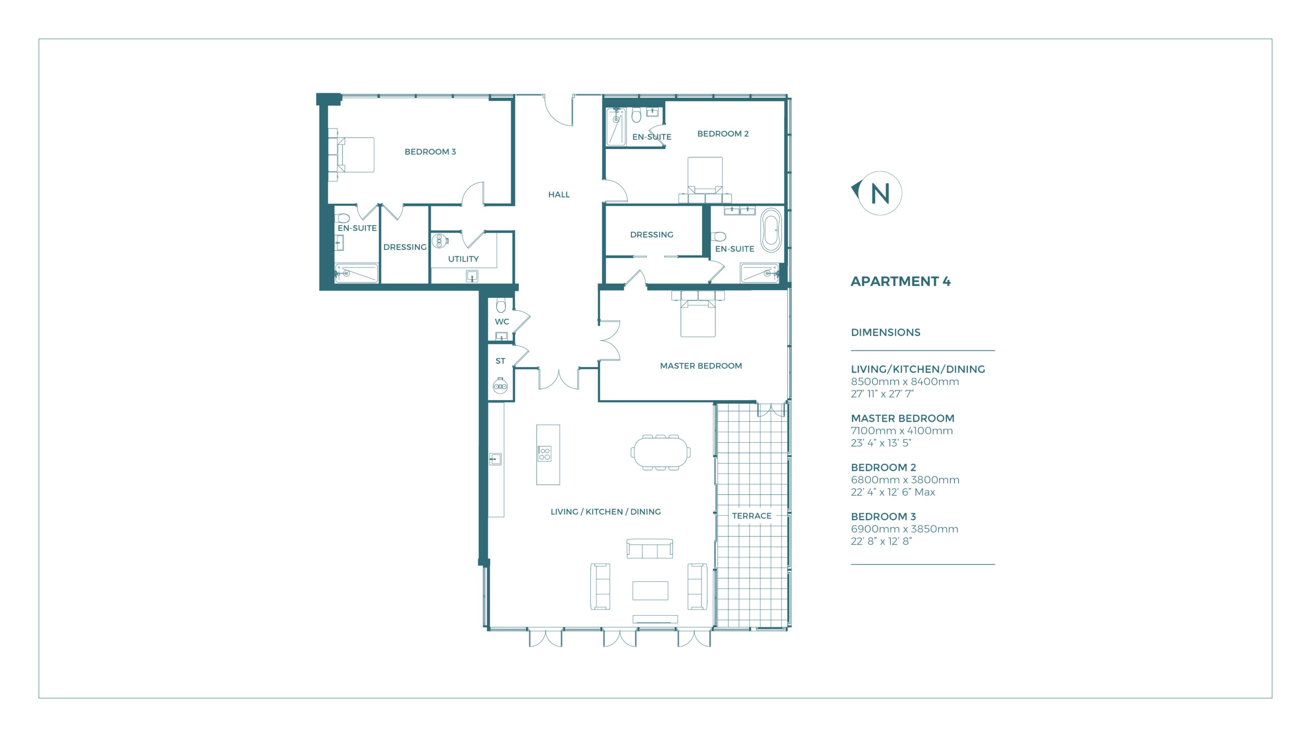 4,, Moyana, Newtown Road floorplan