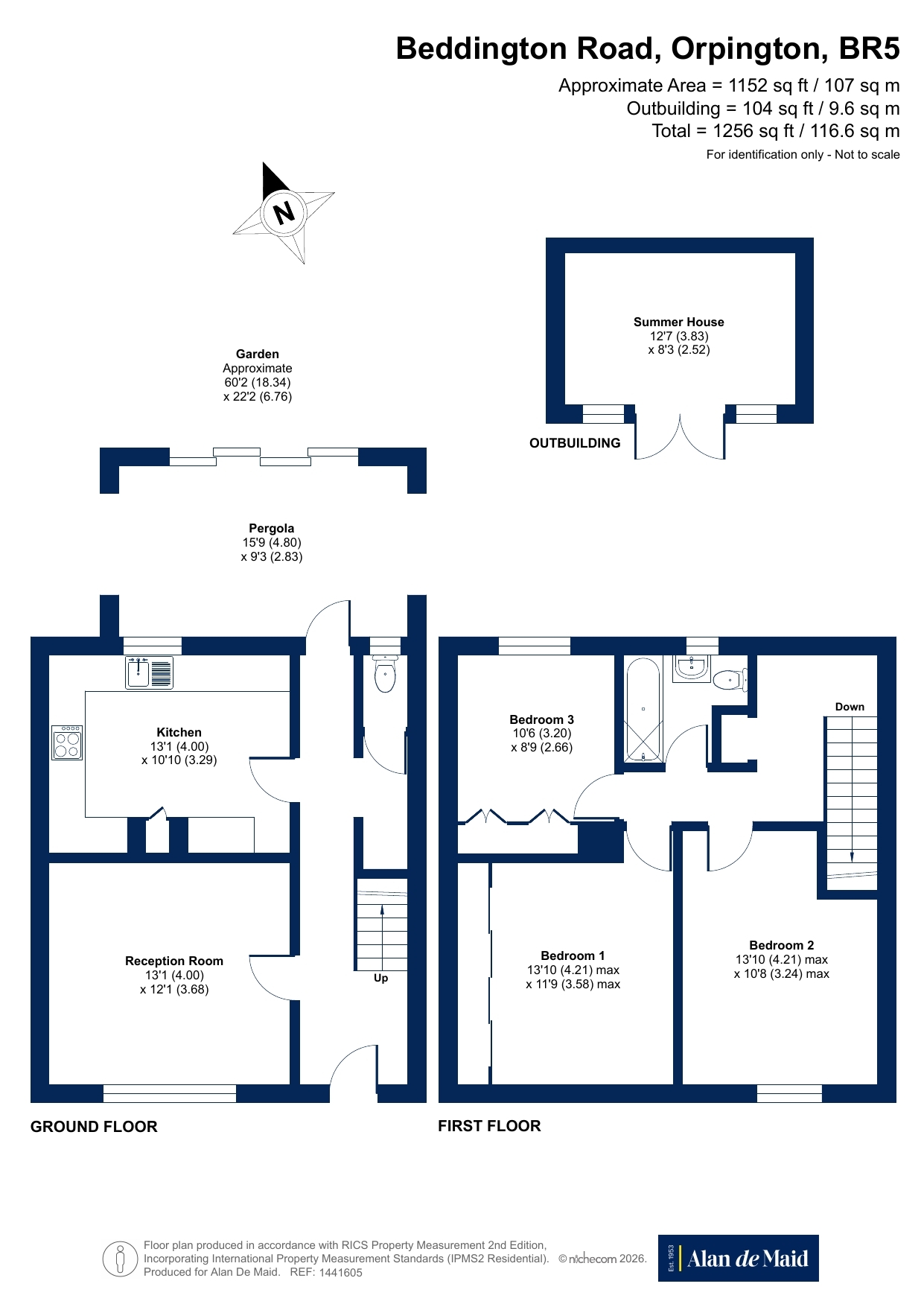 56, Beddington Road, Orpington floorplan
