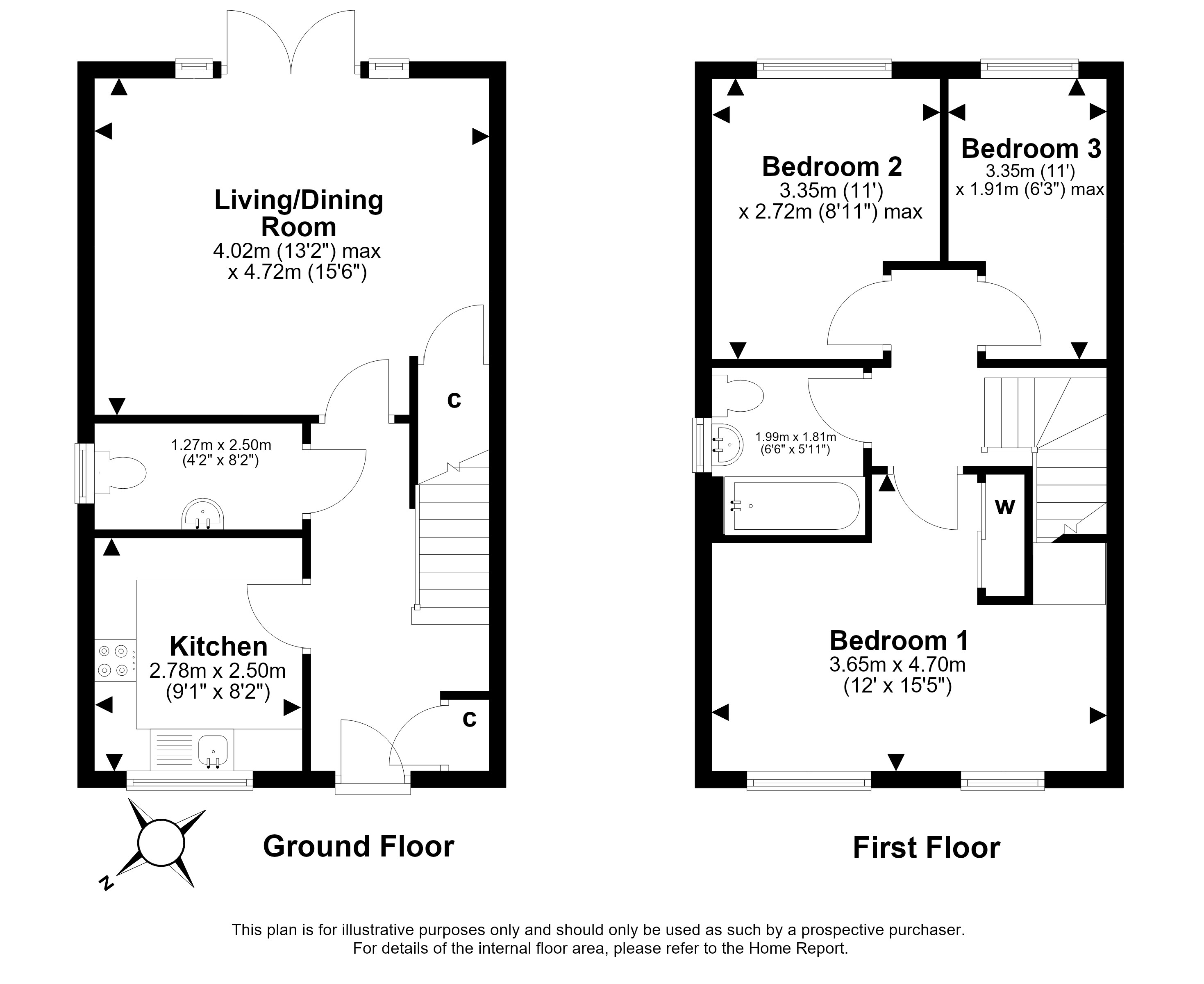 15, Bowes Place, The Wisp, Edinburgh floorplan