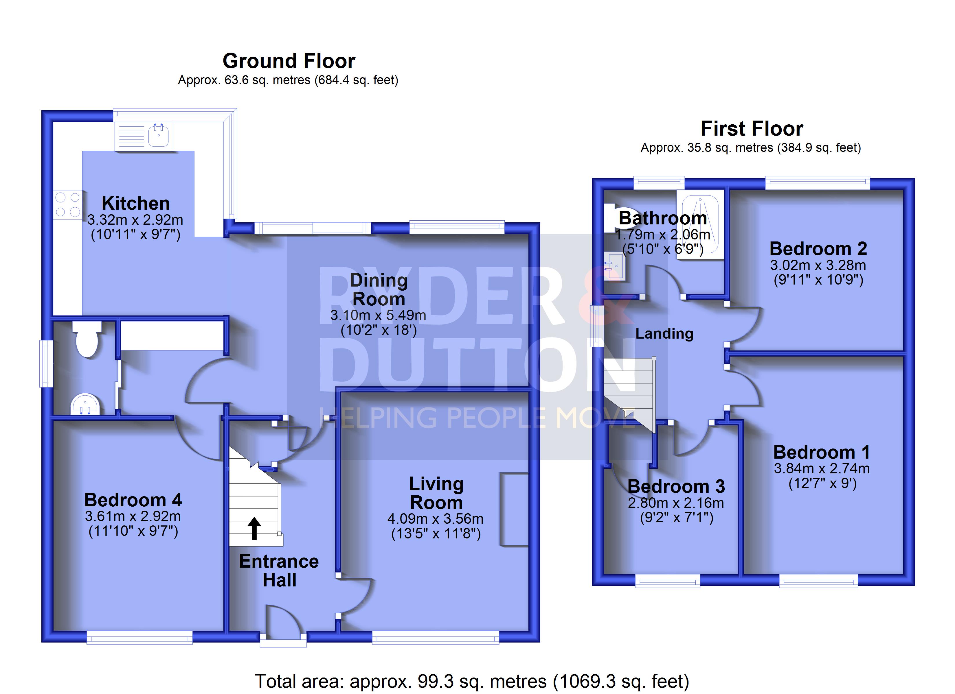 25, Taunton Road, Oldham floorplan