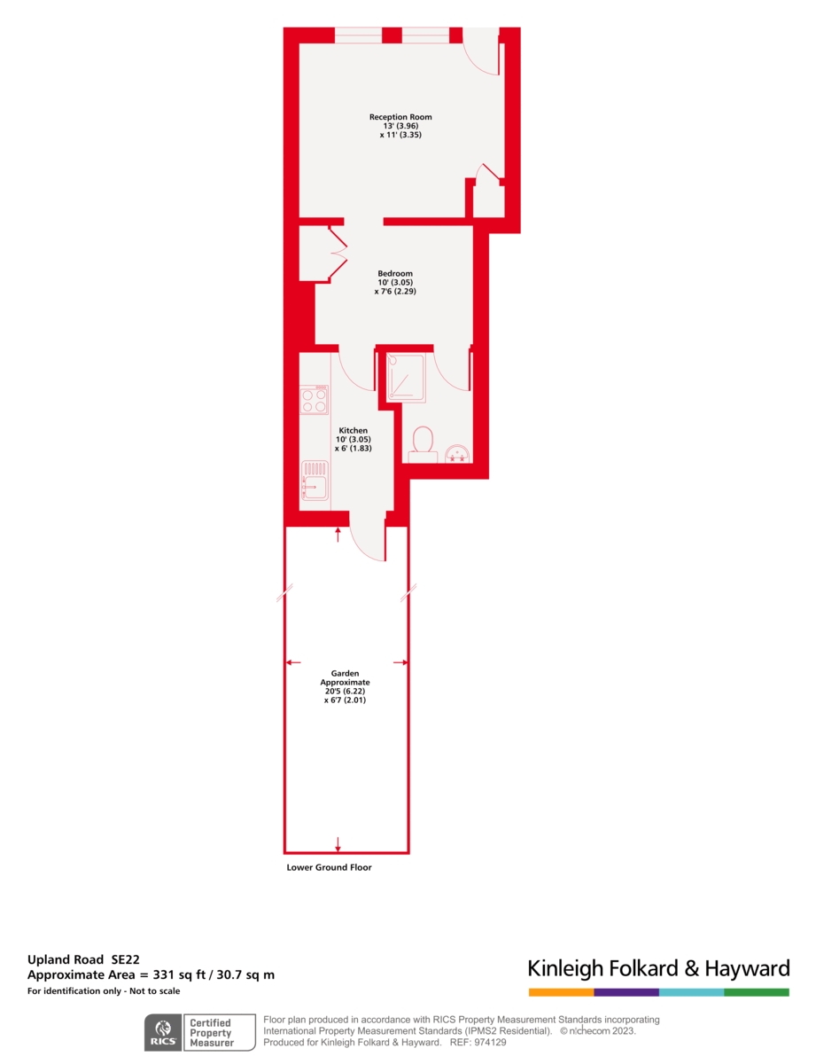 45C, Upland Road, London floorplan