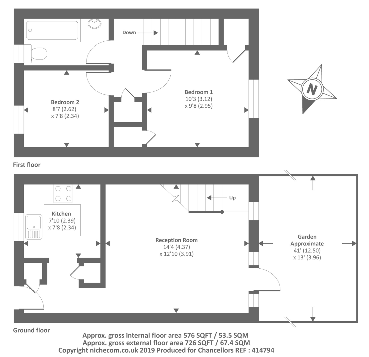 2 Bedrooms Terraced house for sale in Dean Close, Banbury OX16