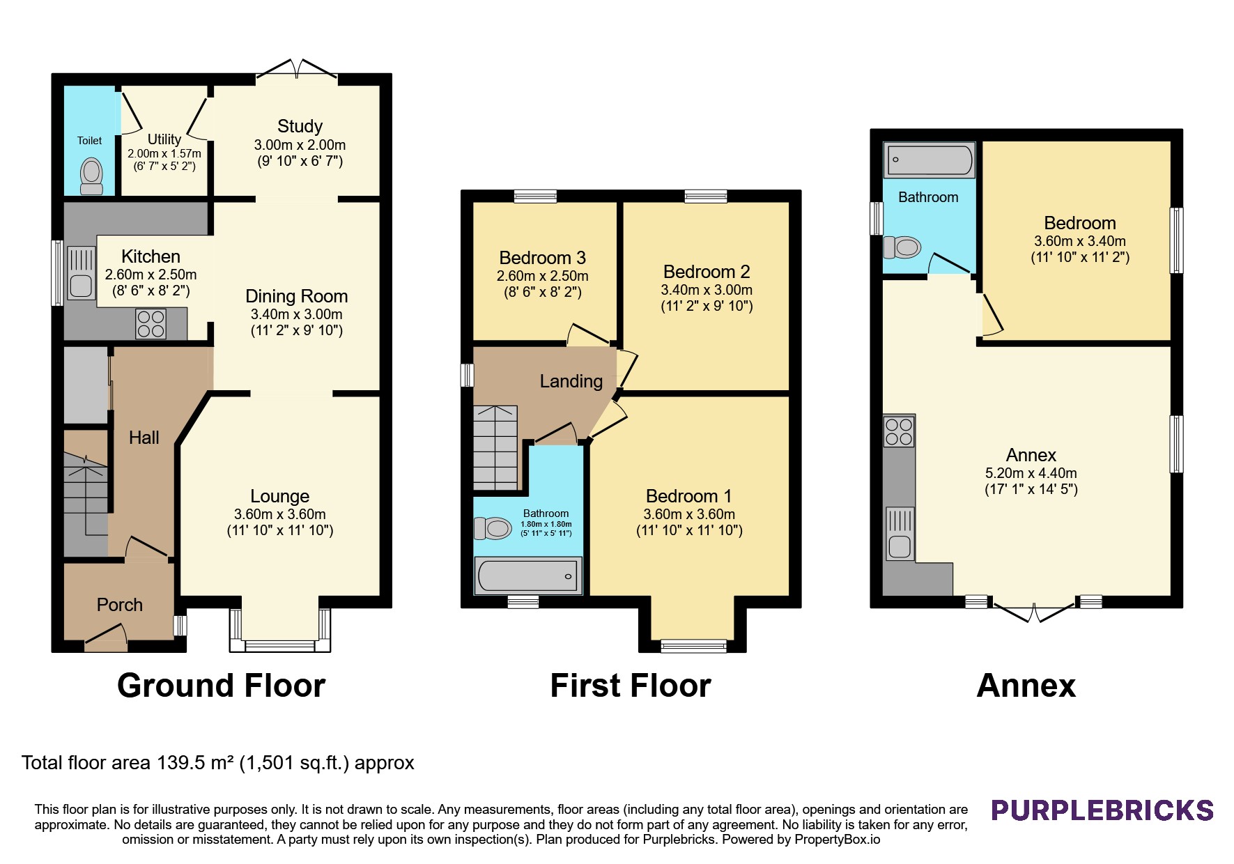 45, Poynters Road, Dunstable floorplan