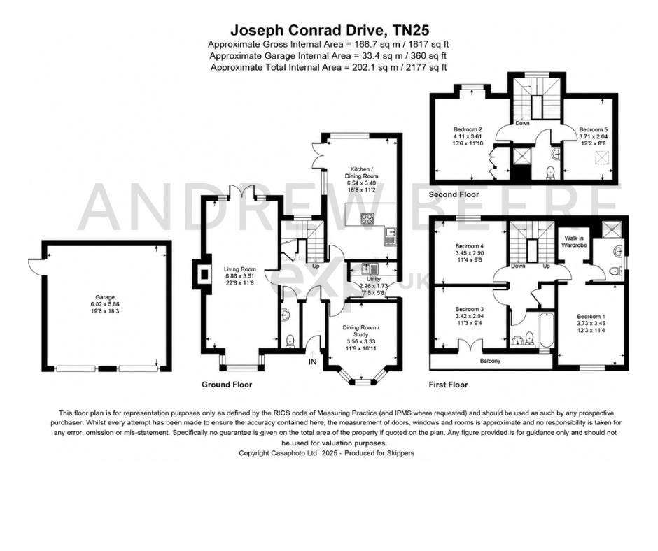 10, Joseph Conrad Drive, Ashford floorplan