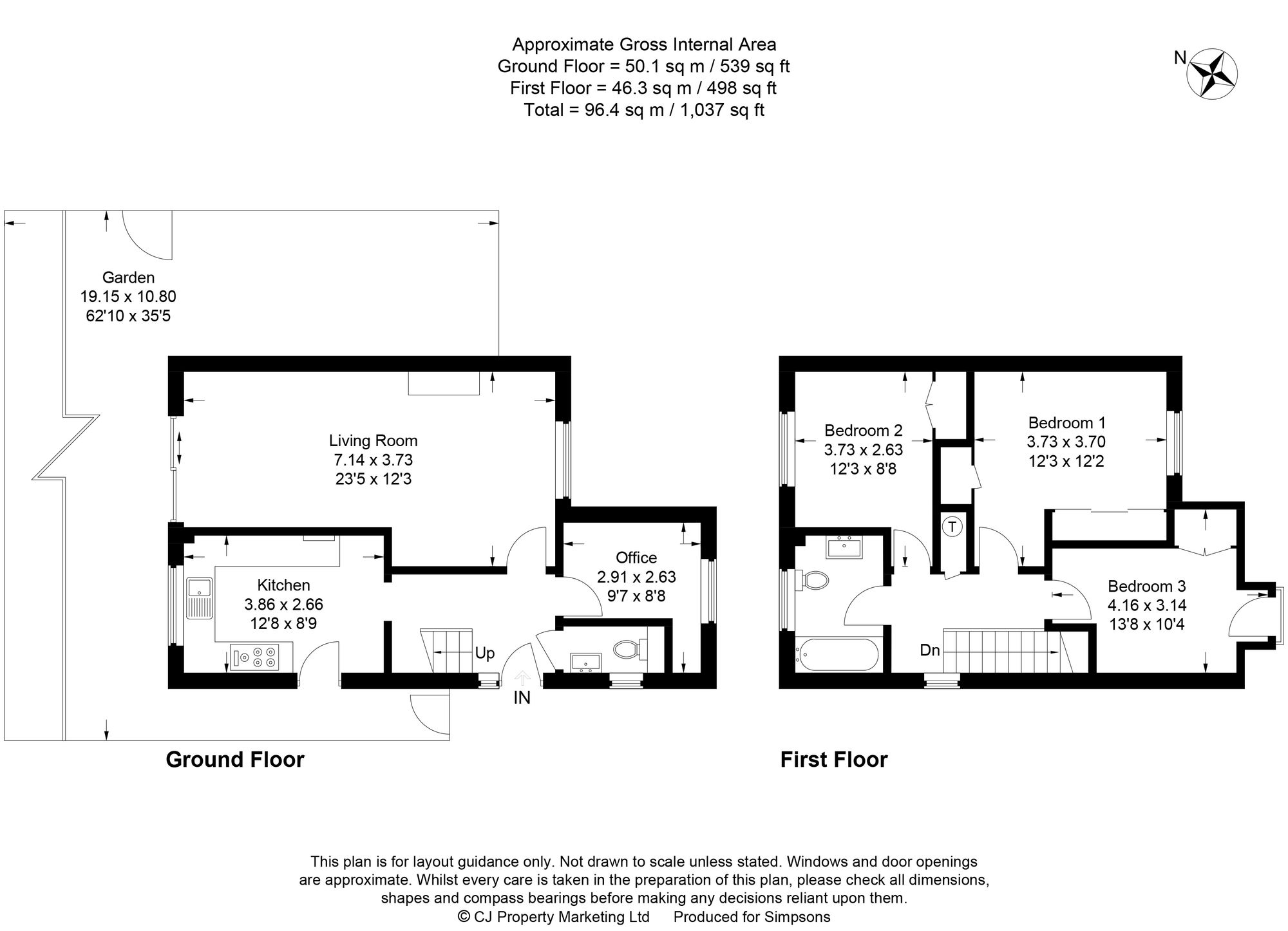 28 Black Croft, Wantage floorplan