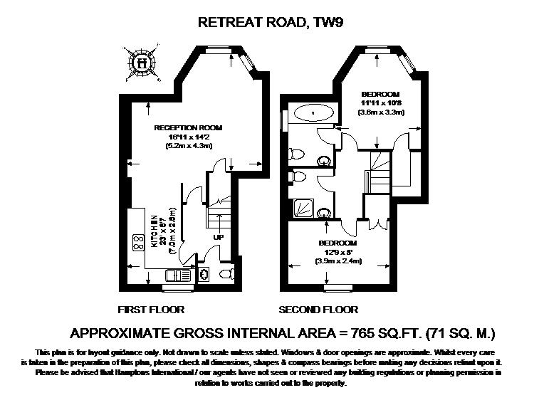 2 Bedrooms Flat to rent in Retreat Road, Richmond TW9