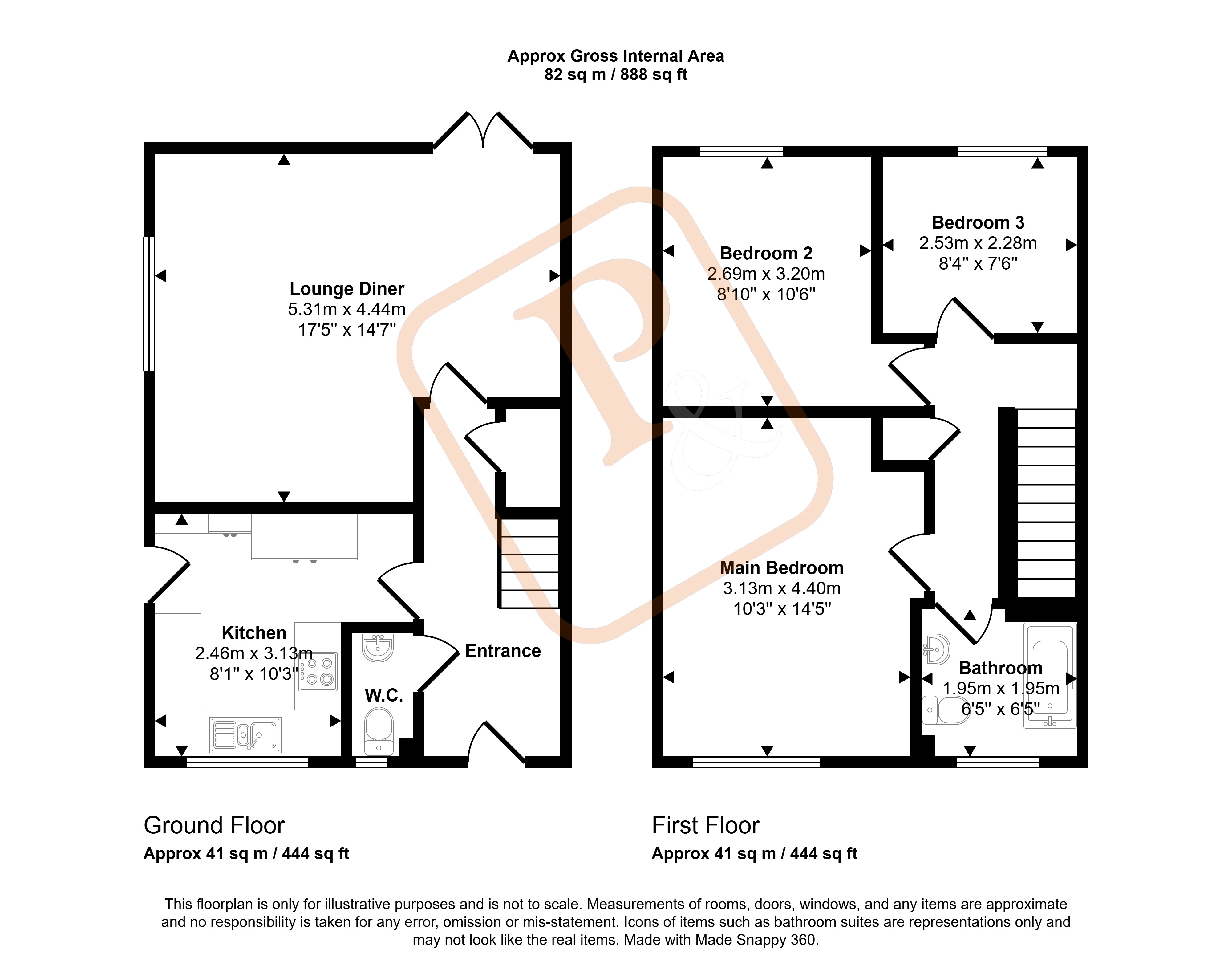 20, Centaury Close, Colchester floorplan