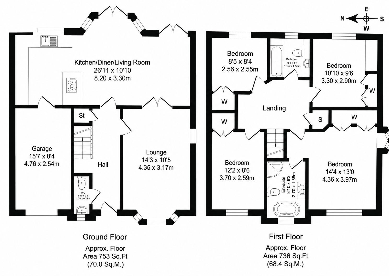 2, Oakmoore, Runcorn floorplan