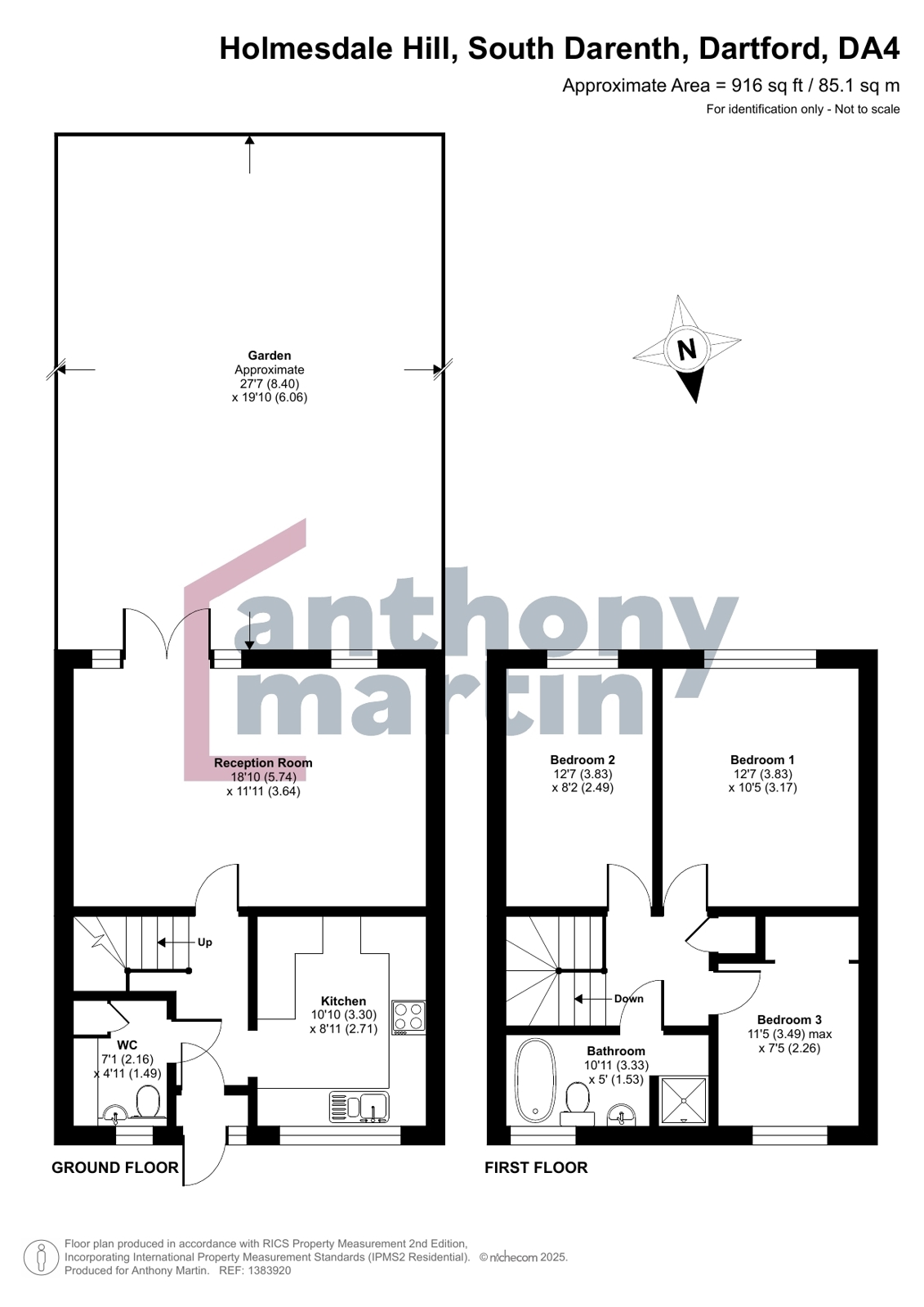 40, Holmesdale Hill, Dartford floorplan