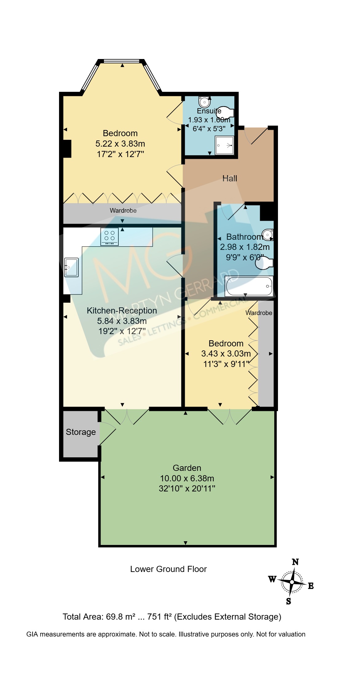 32A, Mount View Road, London floorplan