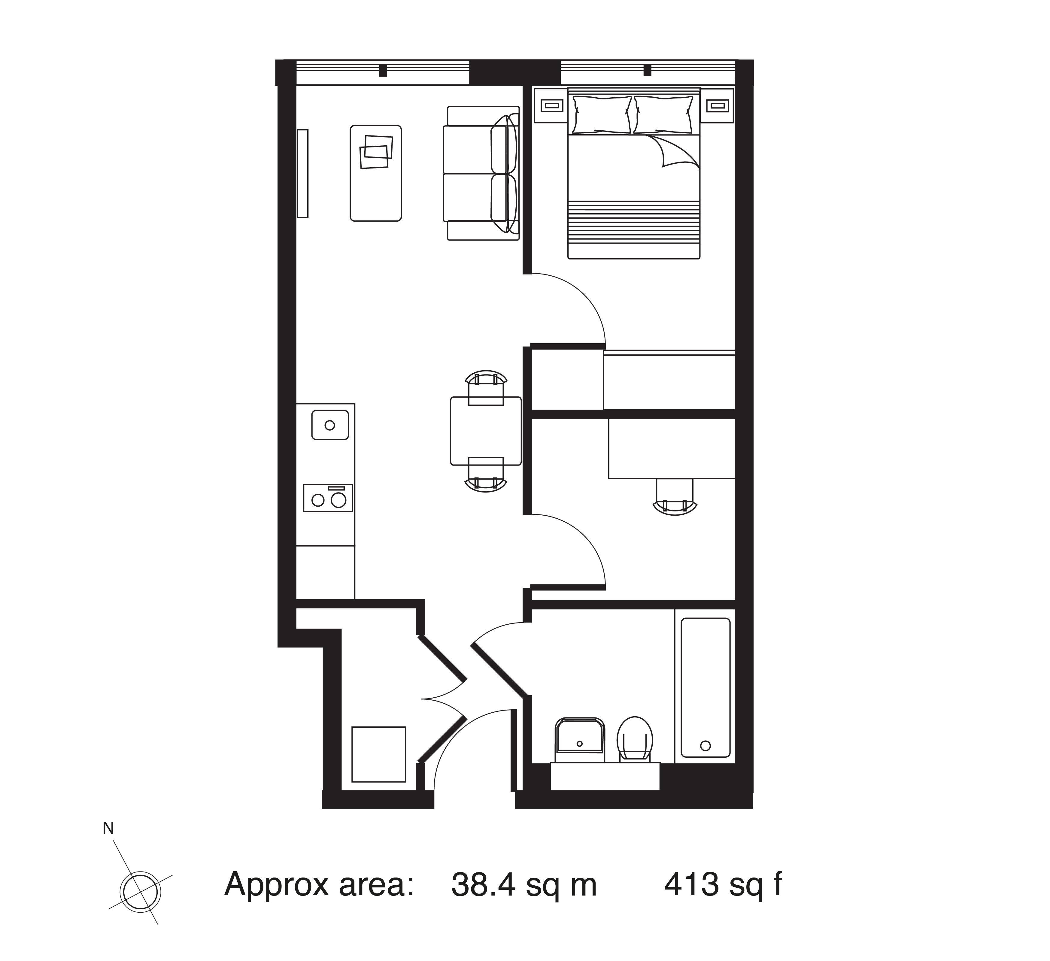 Flat 6, Atria House, Slough floorplan