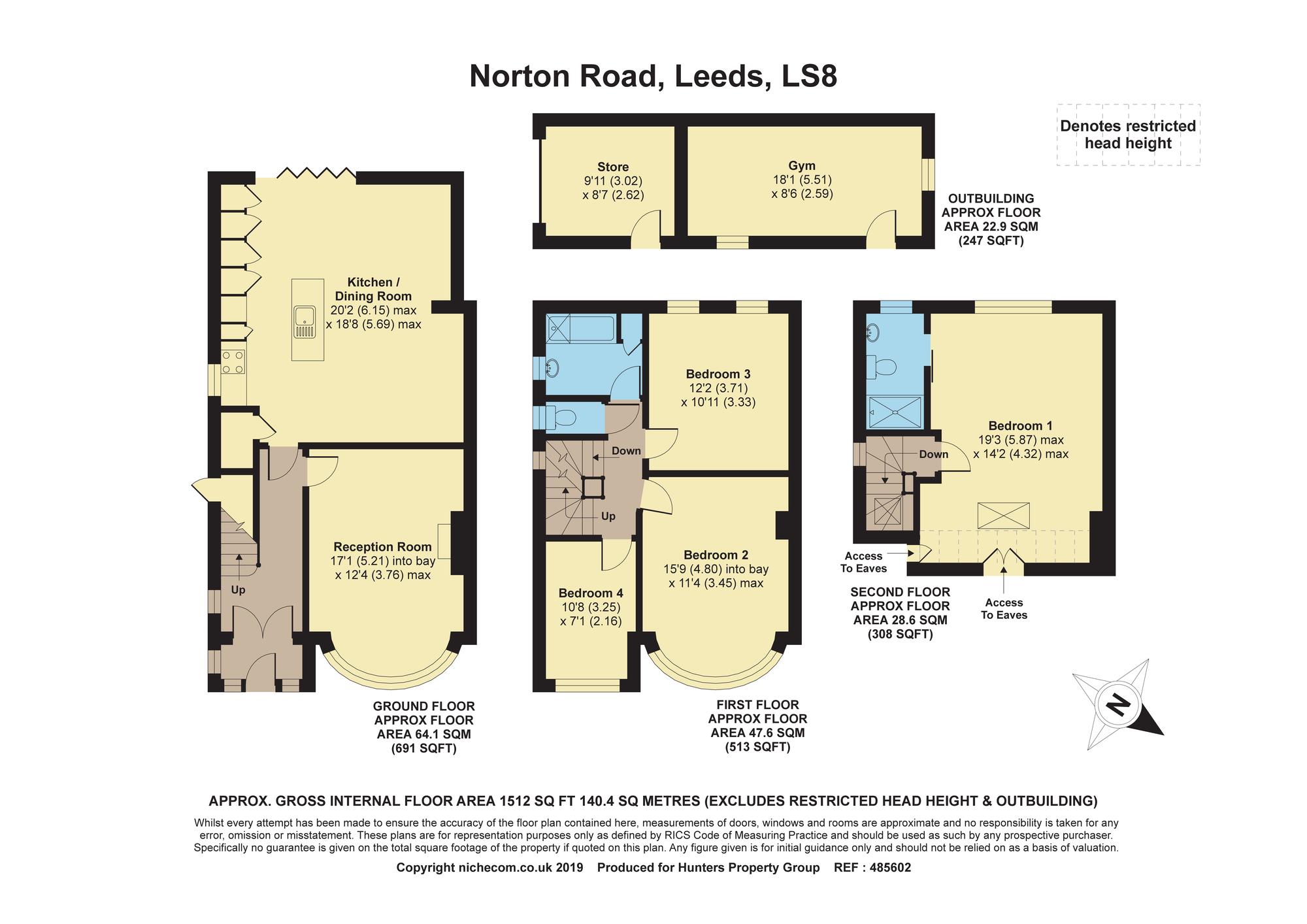 4 Bedrooms Semi-detached house for sale in Norton Road, Roundhay, Leeds LS8