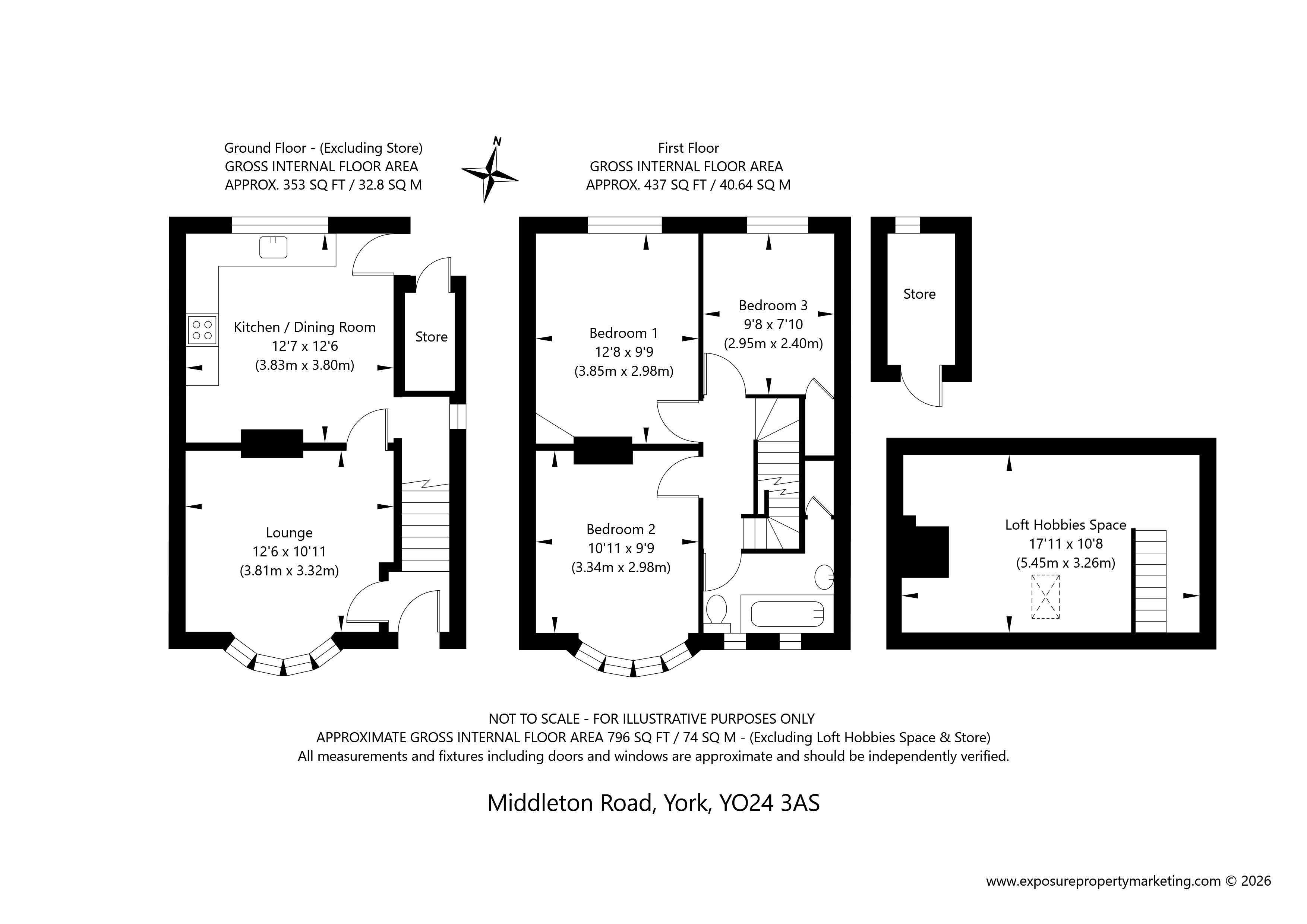 48, Middleton Road, North Yorkshire floorplan