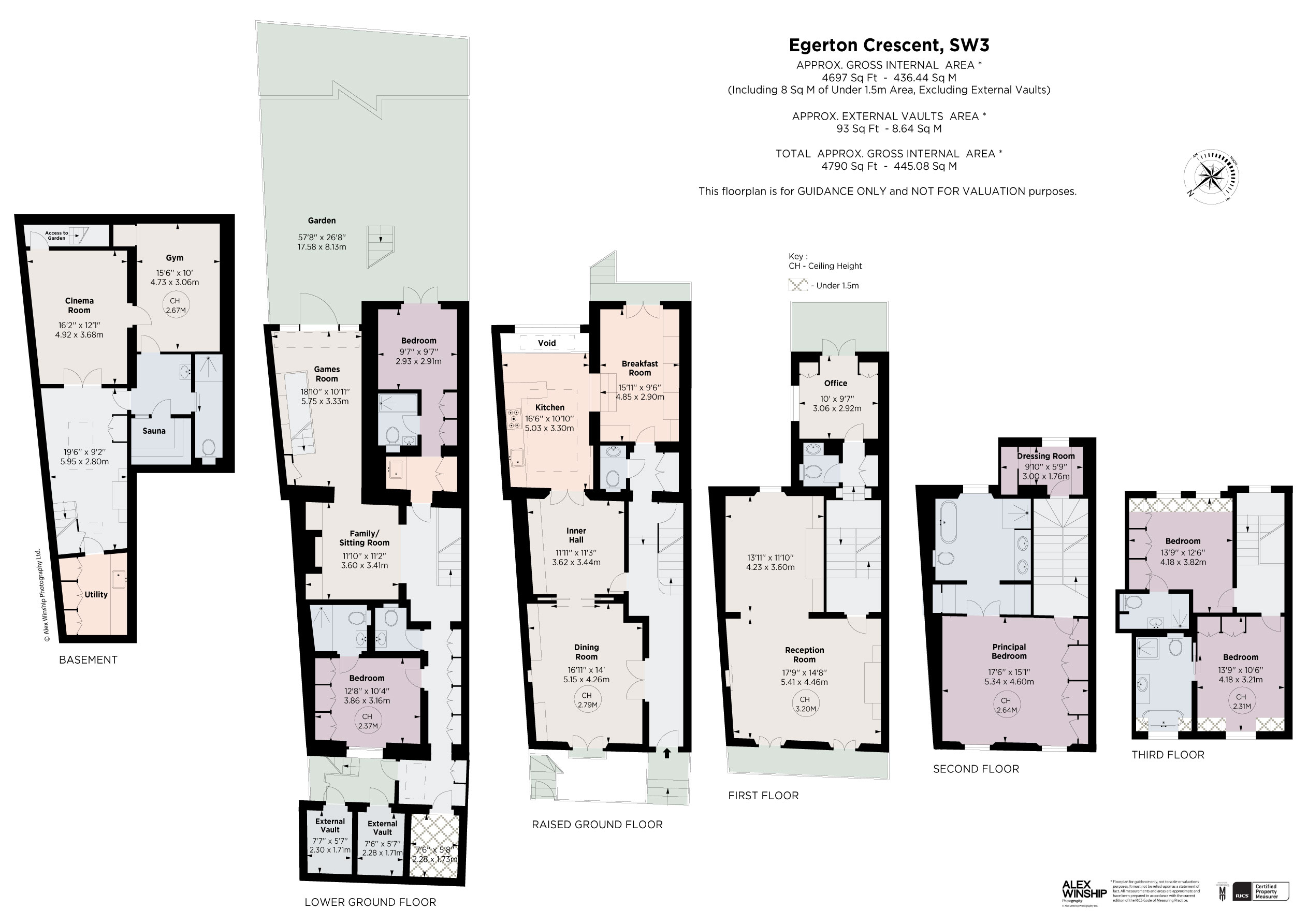 40, Egerton Crescent, London floorplan