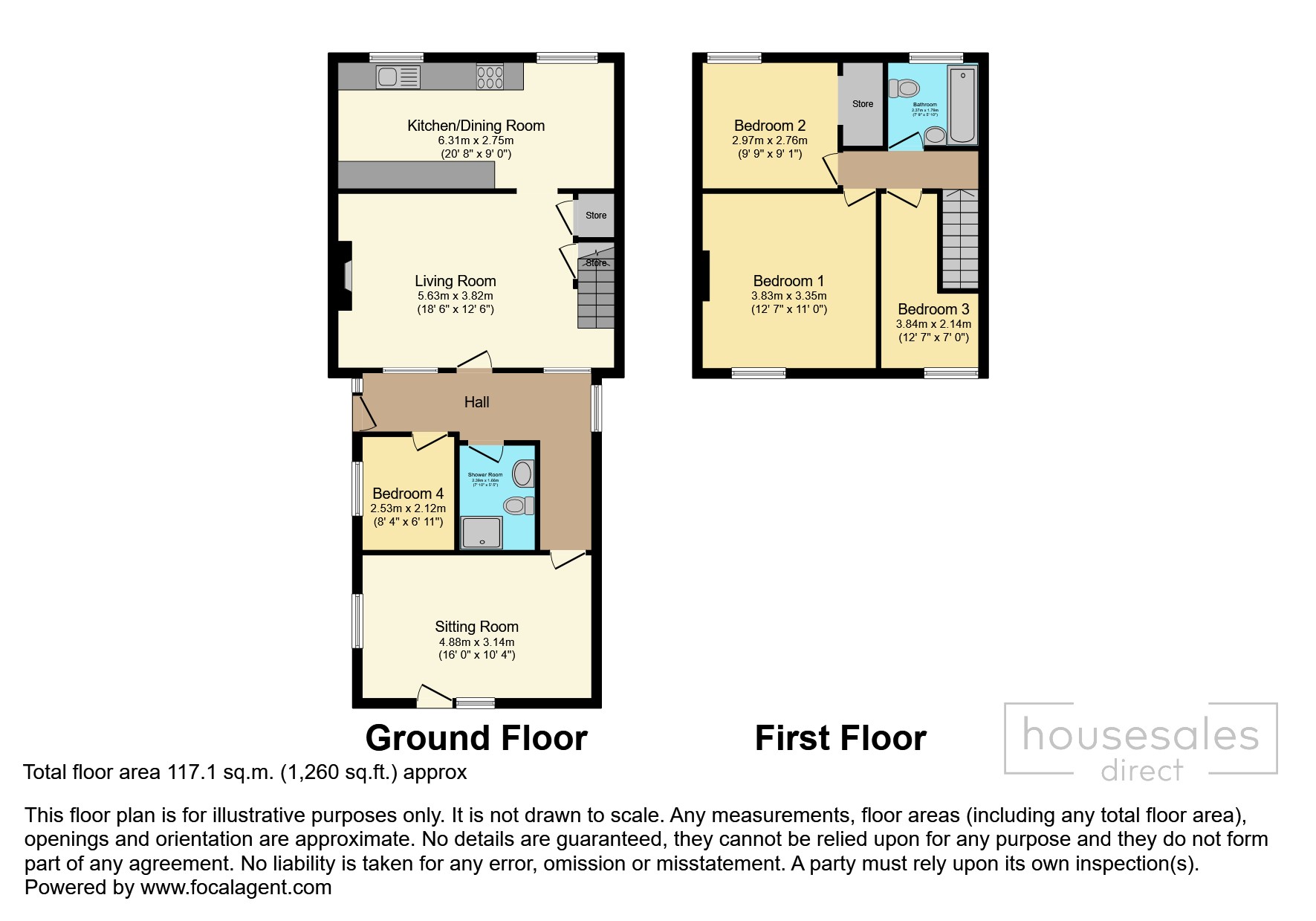 2, School House, Well Lane, St Cleer floorplan
