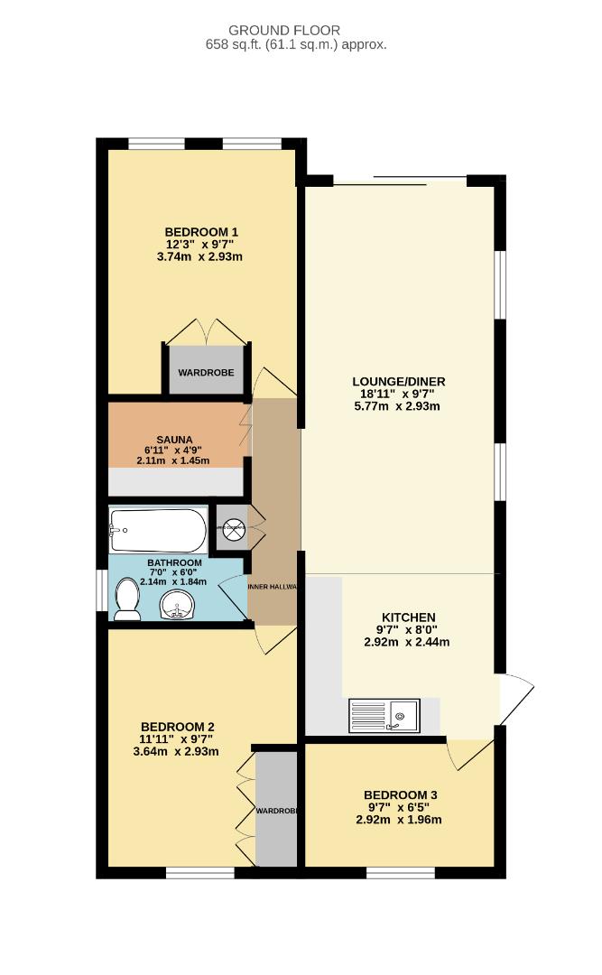 The Cree, 26 Ouse Valley Way, Mill Road, Buckden floorplan