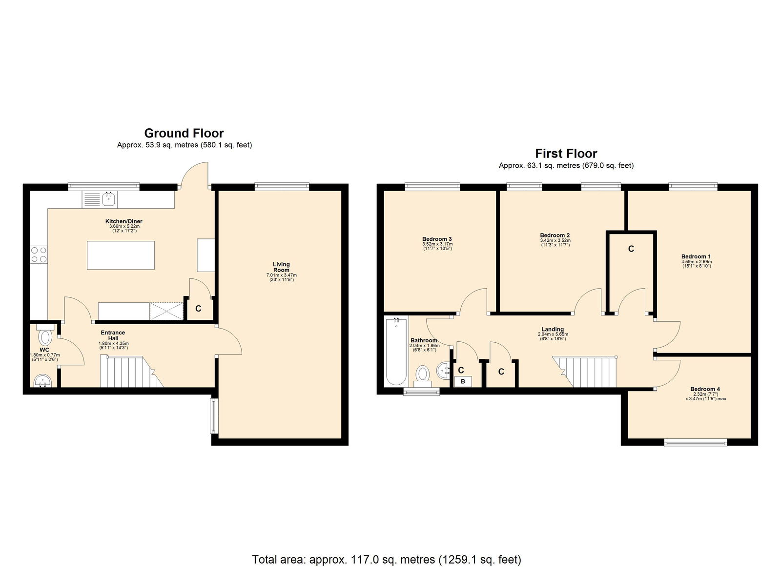 50, Helmsdale, Skelmersdale floorplan