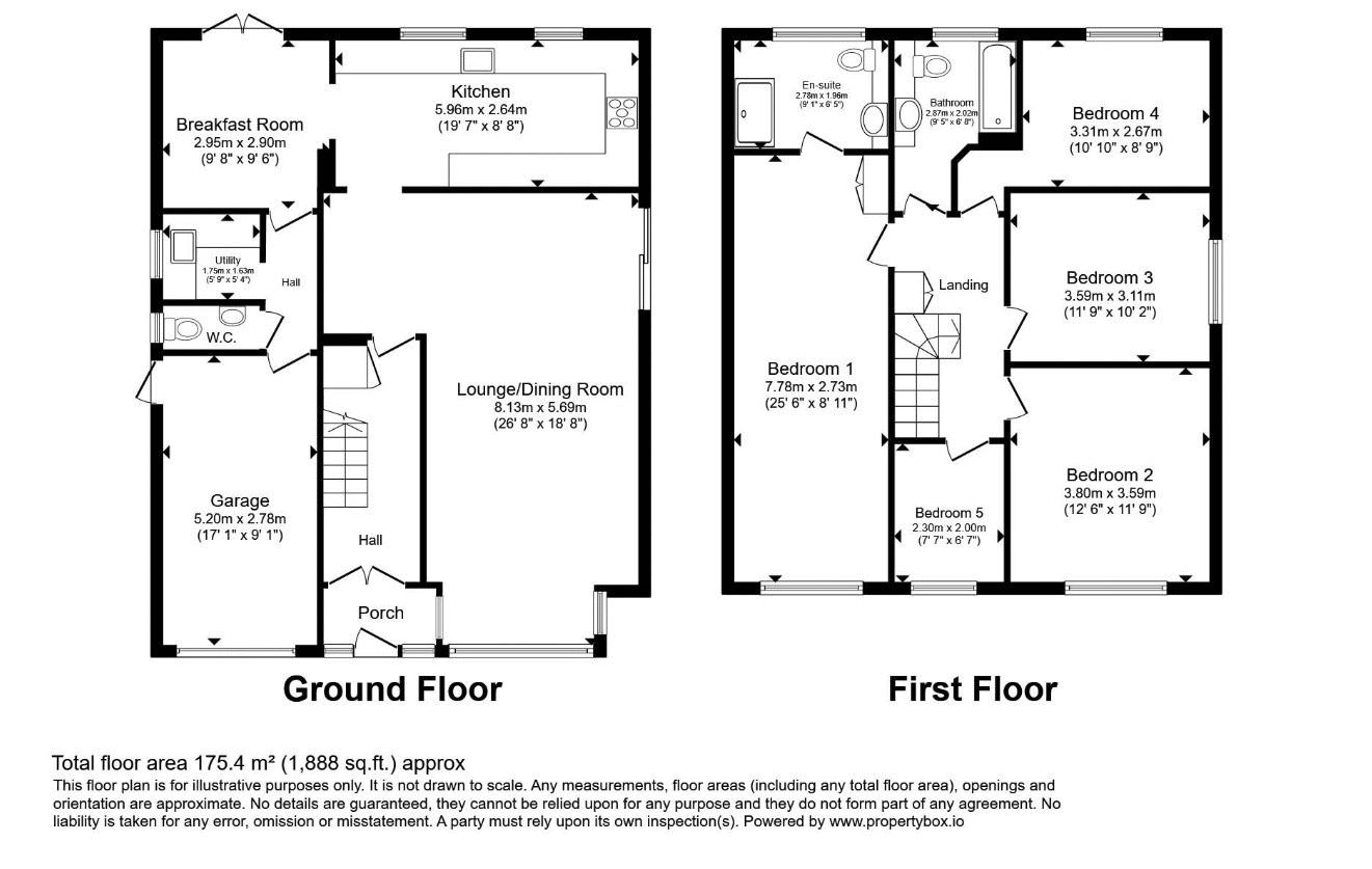 12, Roselands Avenue, Hoddesdon floorplan