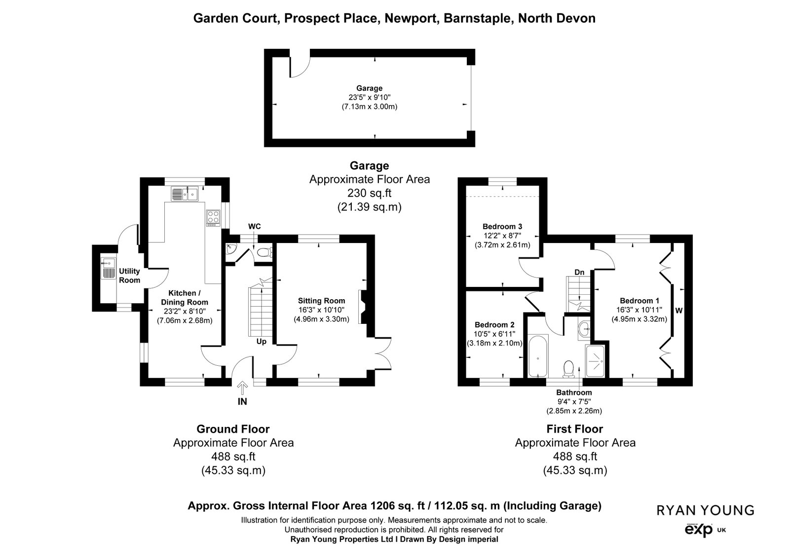 Garden Court, Prospect Place, Barnstaple floorplan