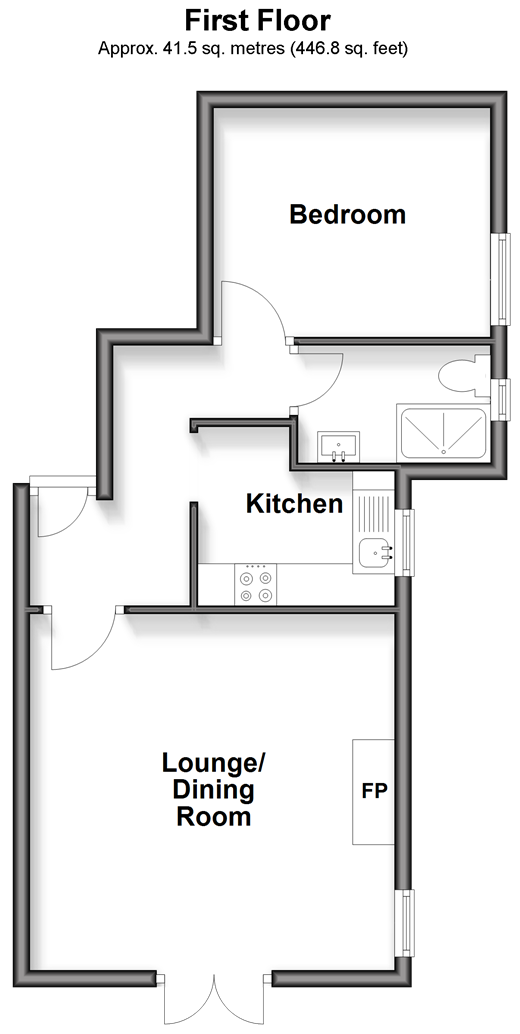 Cliff Road, Sandown floorplan