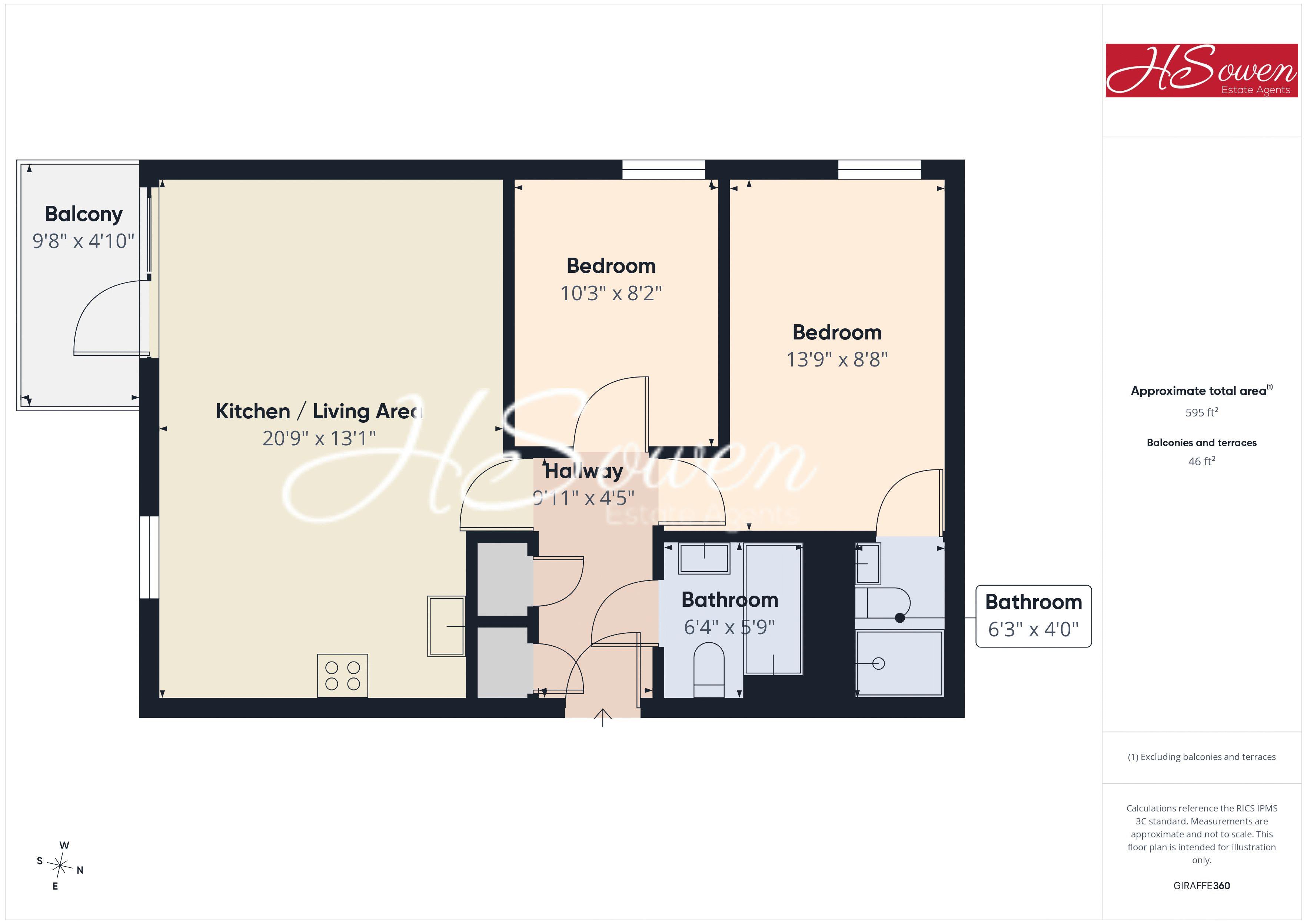 Apartment 7 Maple Place, Willowfield Road, Torquay floorplan