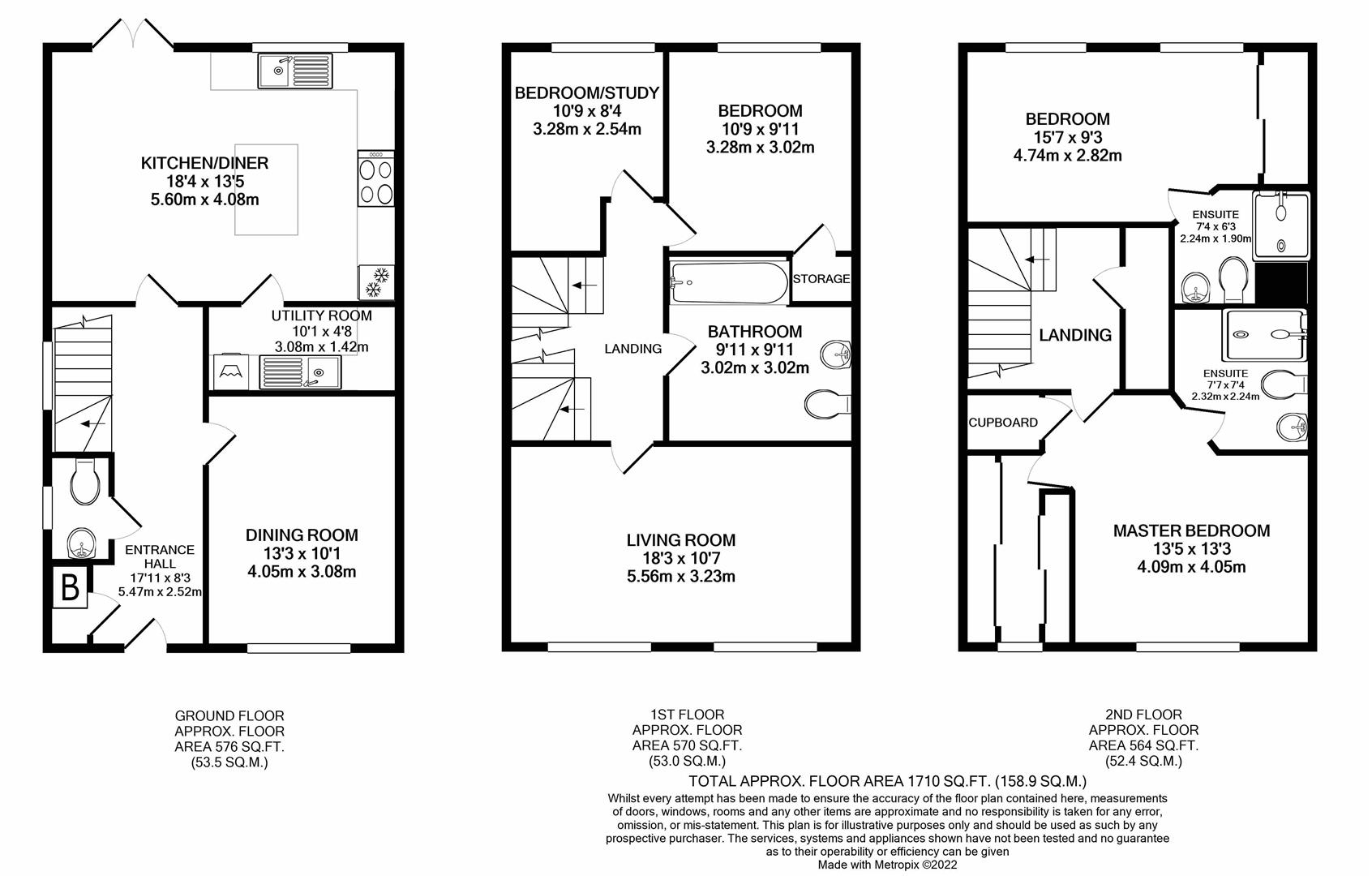 13, Truesdales, Ickenham floorplan