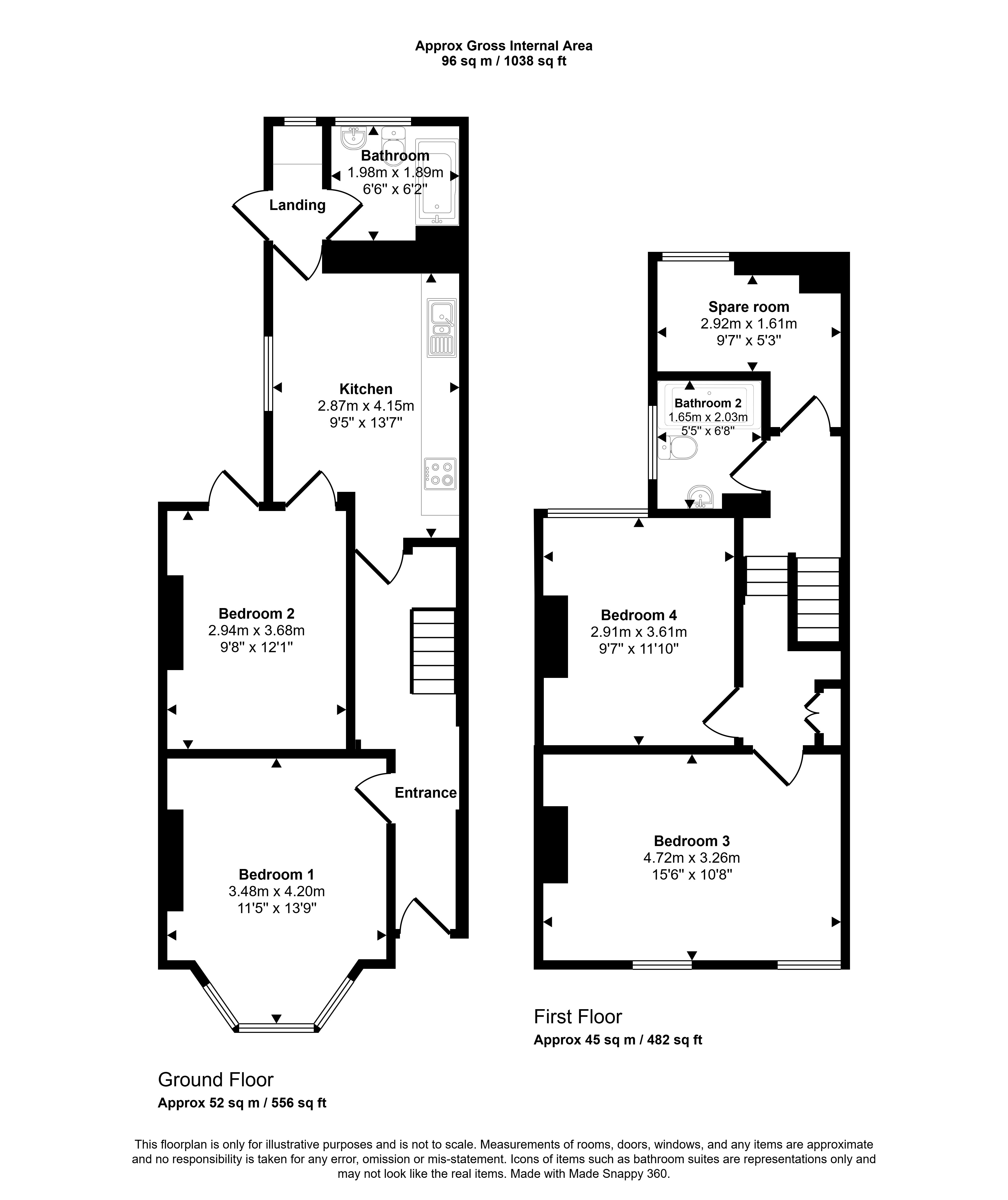 Roath Cardiff floorplan