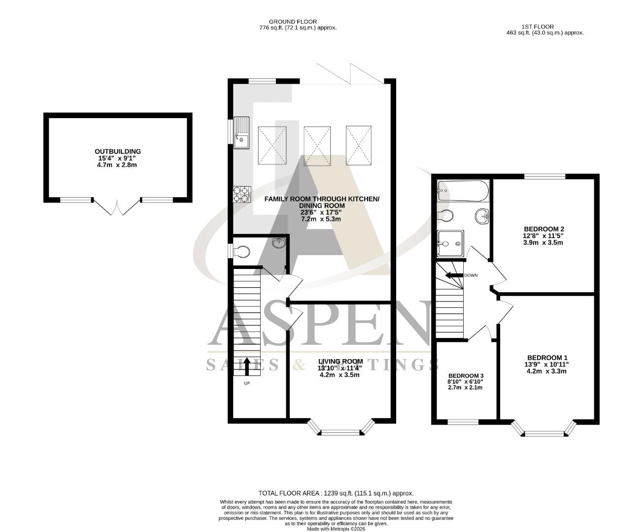 38, Dorset Waye, Hounslow floorplan