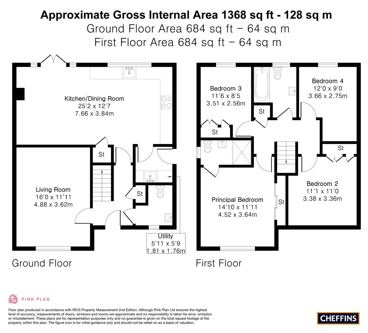 25, Gurteen Avenue, Haverhill floorplan