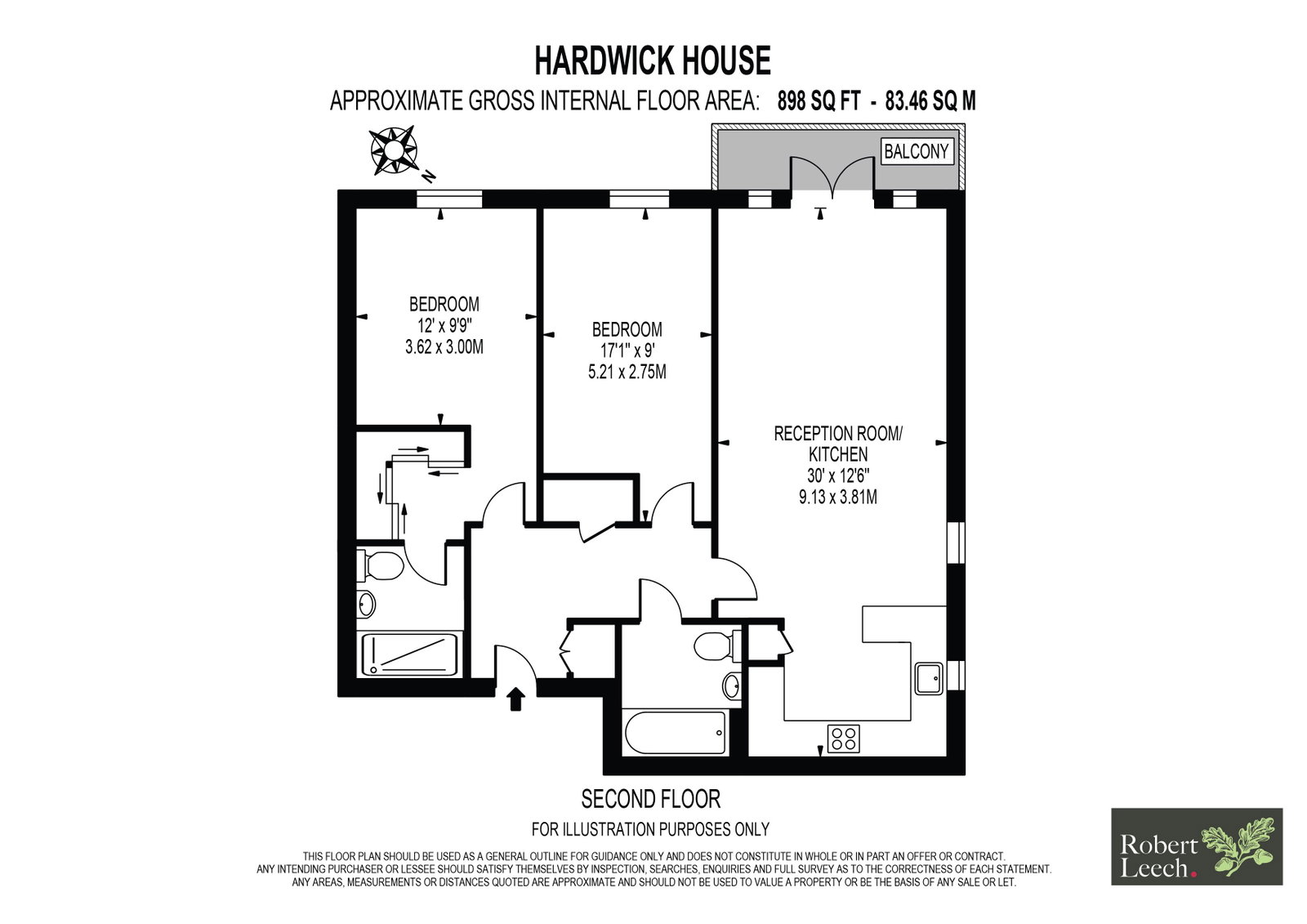 Apartment 33 Hardwick House, Oxted floorplan