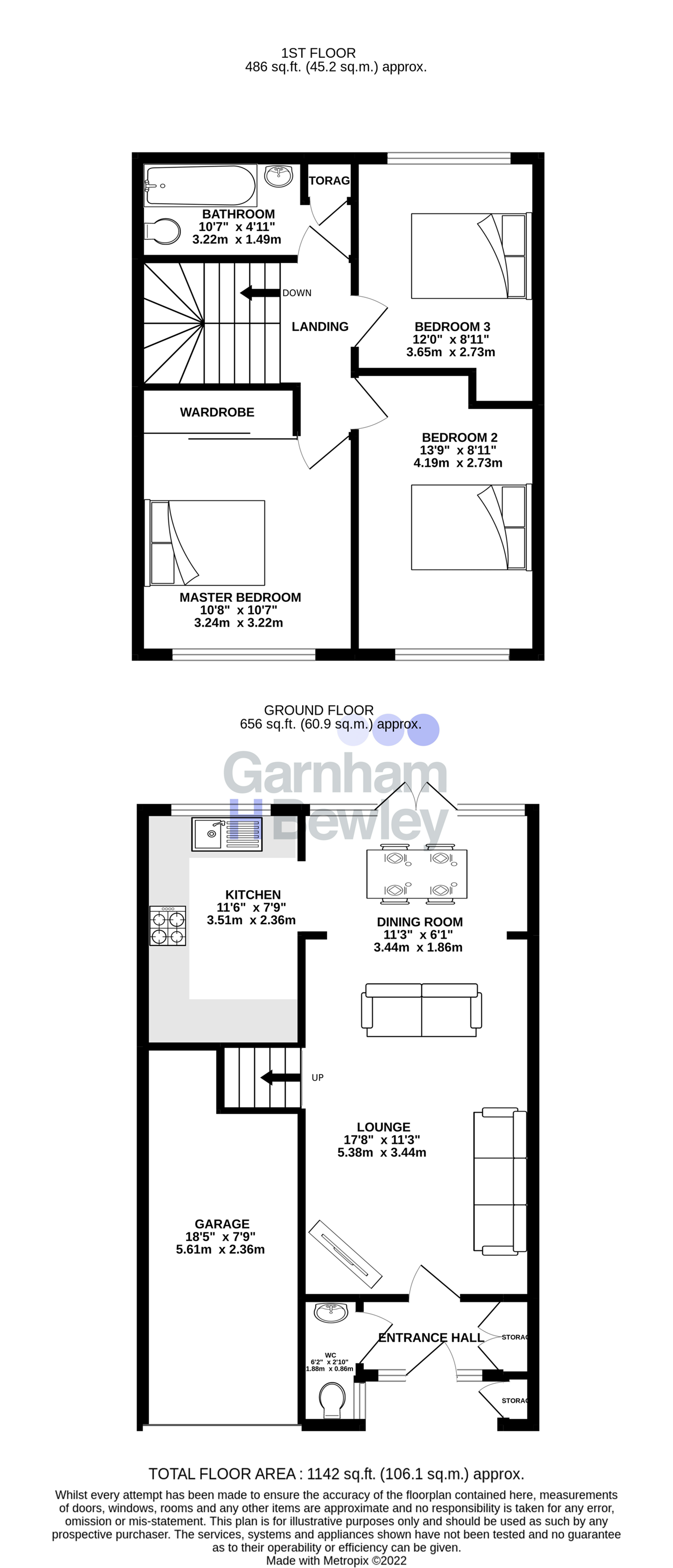 The Glades, East Grinstead RH19, 3 bedroom terraced house for sale