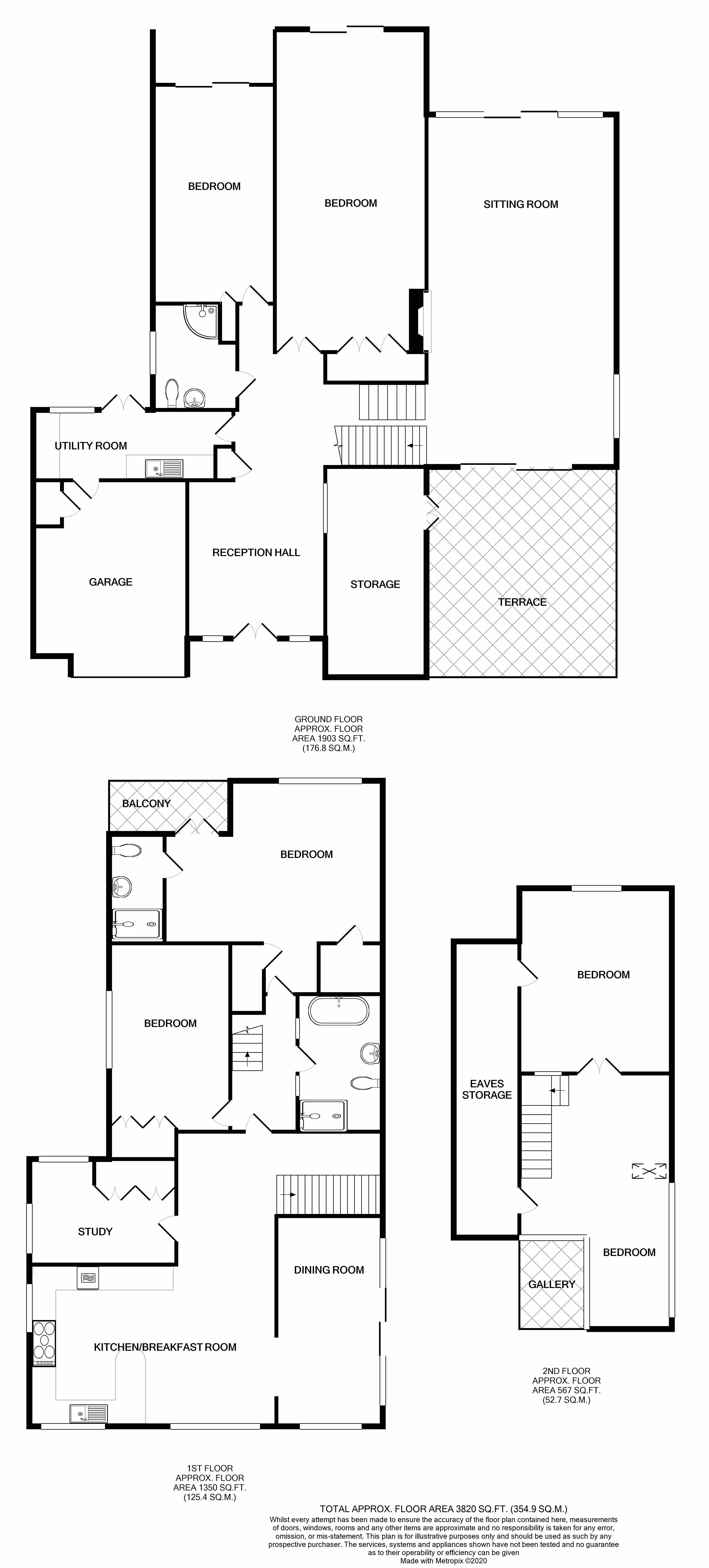 Orchard House, 17, Denton Road, Eastbourne floorplan