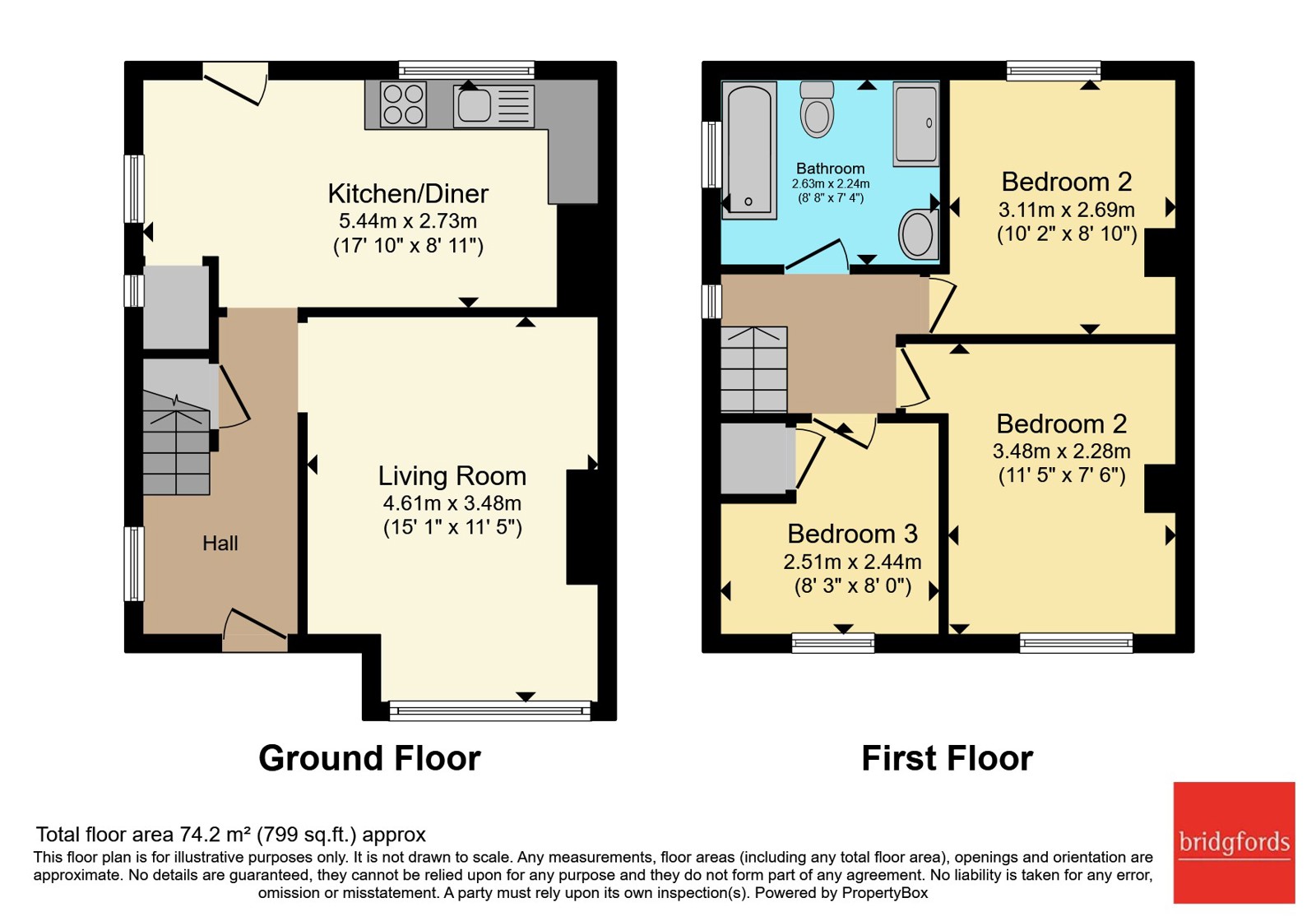 3, Ashcombe Drive, West Yorkshire floorplan