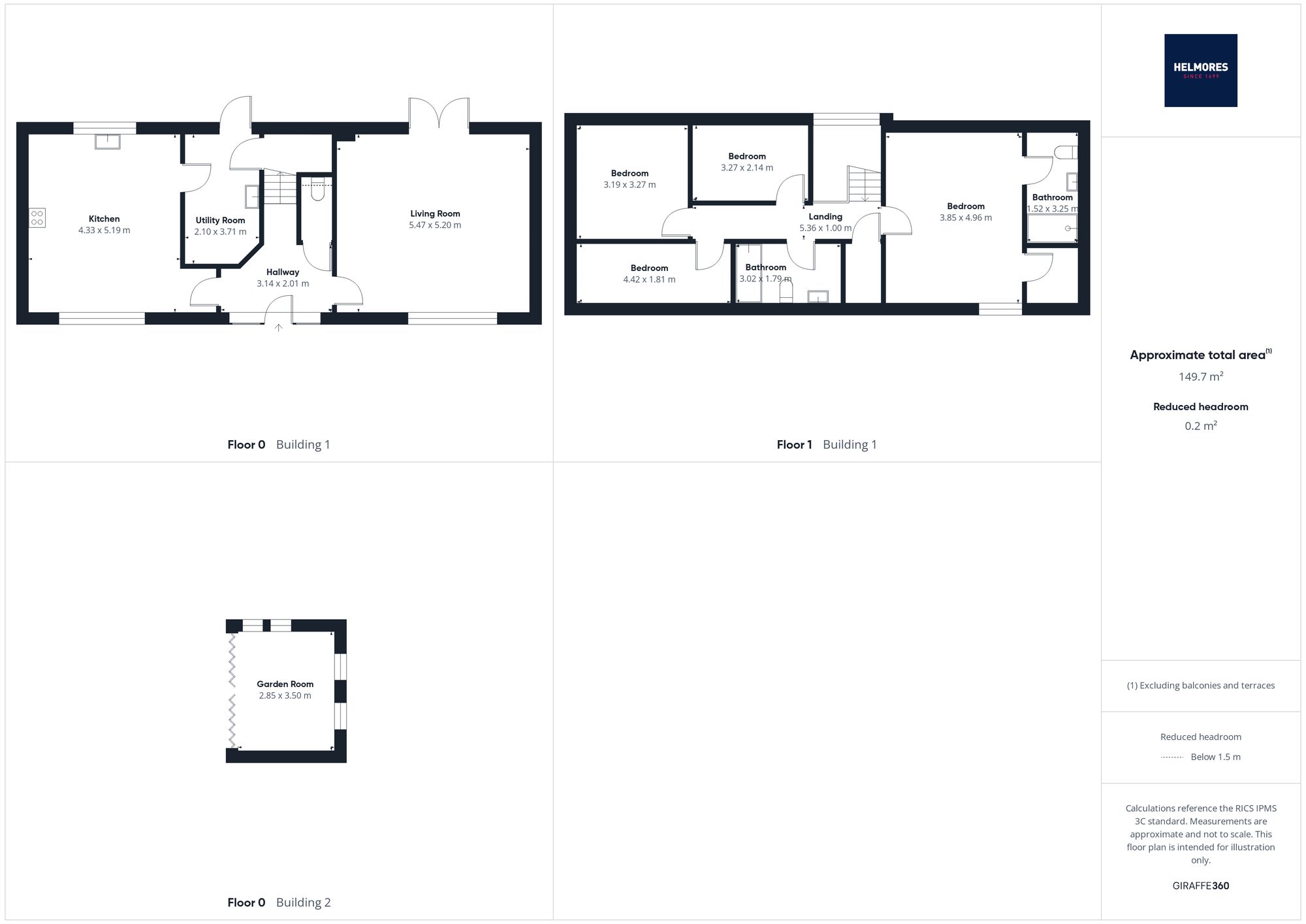 5 Hill Barn, Crediton floorplan