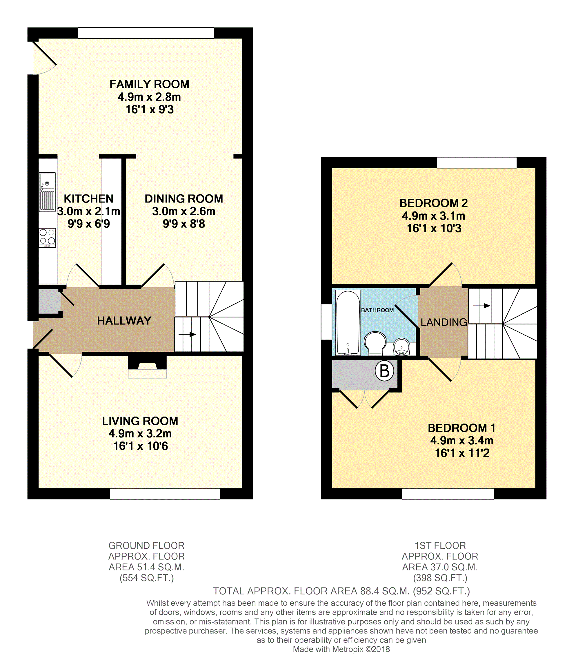 2 Bedrooms Semi-detached house for sale in Clares Green Road, Spencers Wood, Reading RG7