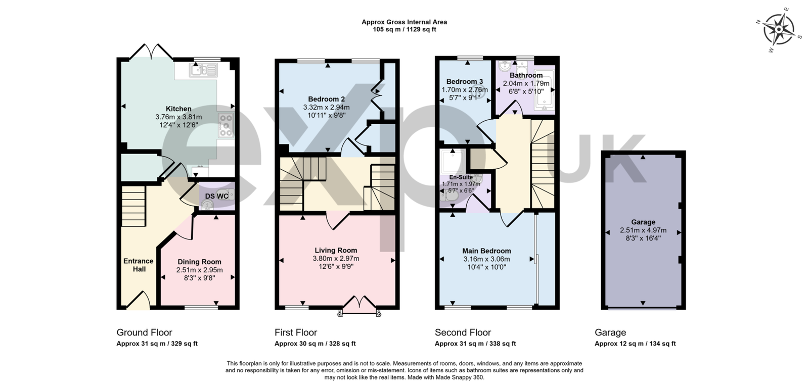 46, Harlow Crescent, Milton Keynes floorplan