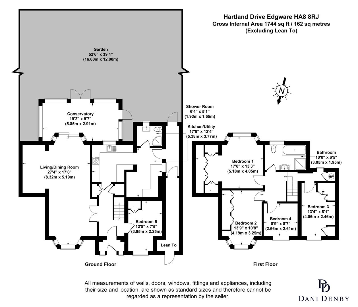 Hartland Drive, Edgware floorplan