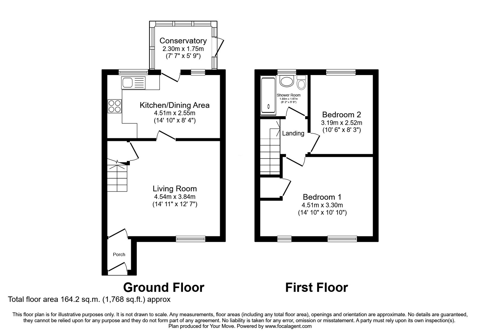 21, Highoak Garth, Keighley floorplan